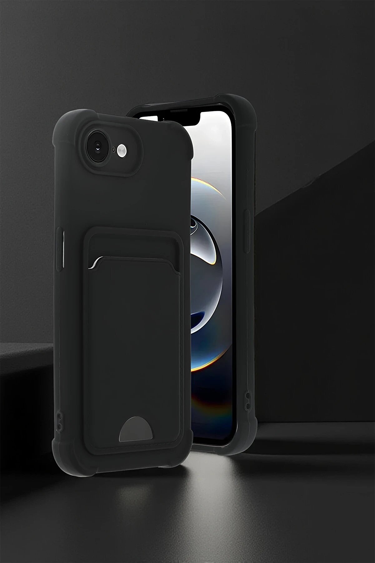 CepteToptan Apple iPhone 16E Kelvin Kartvizitli Silikon - Koyu Yeşil - DROPX1276-1706