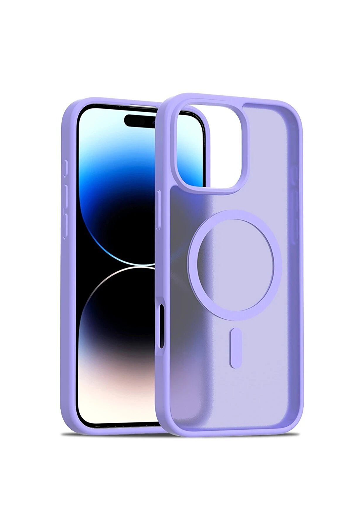CepteToptan iPhone 16 Pro Max Jota Magsafe Kapak - Lila - DROPX5827-1585