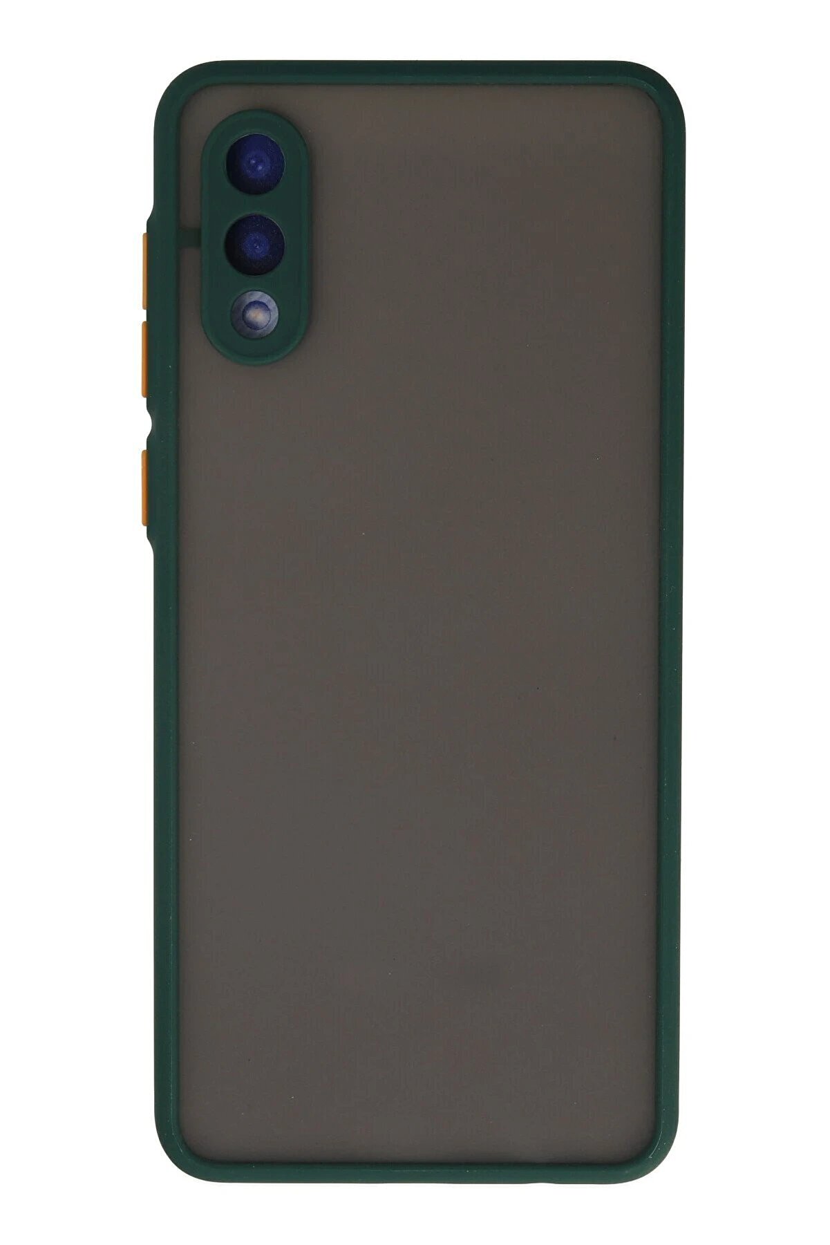 CepteToptan Samsung Galaxy A02 Kılıf Montreal Silikon Kapak - Yeşil - DROPX3697-8287