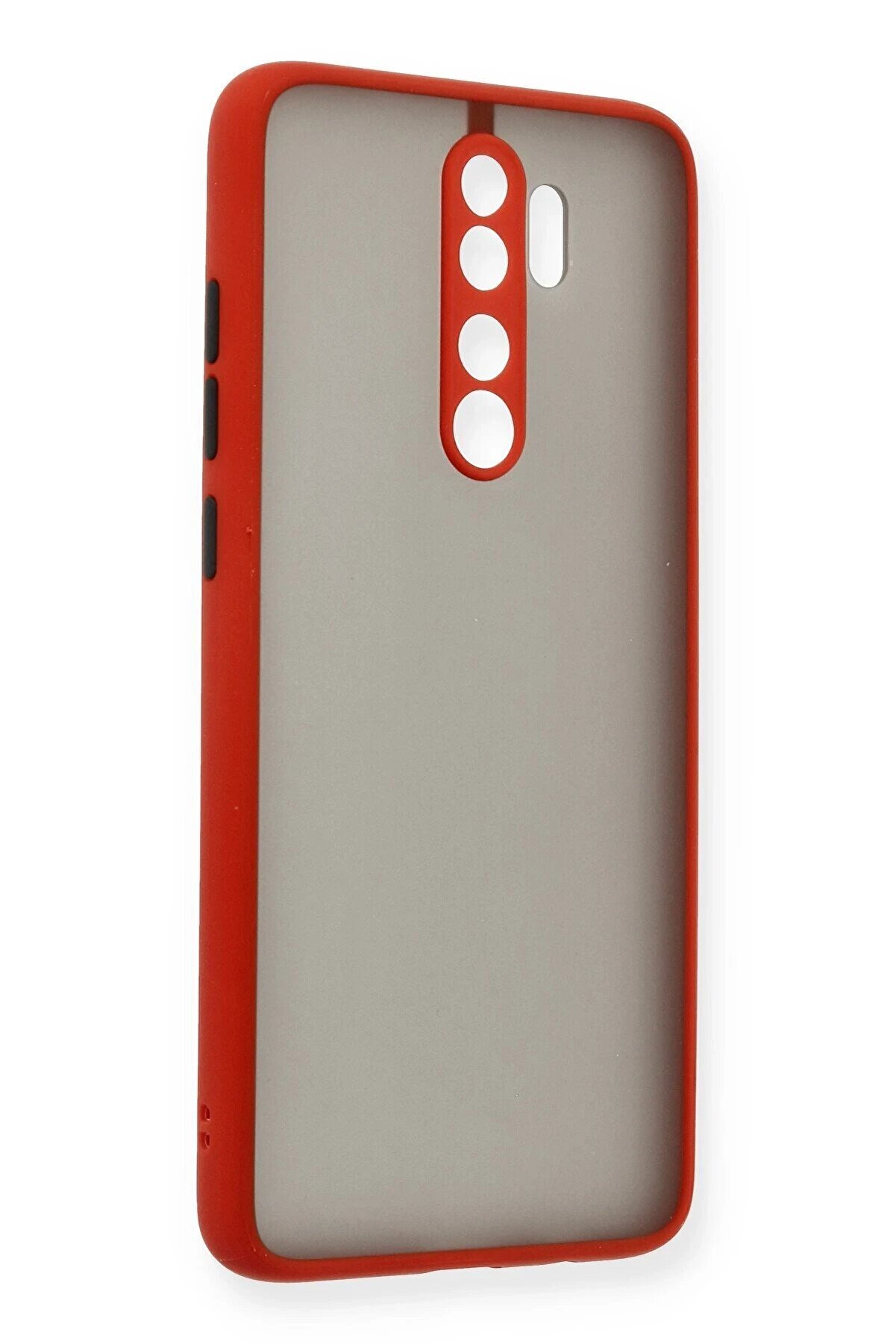 CepteToptan Xiaomi Redmi Note 8 Pro Kılıf Montreal Silikon Kapak - Kırmızı - DROPX8237-6117