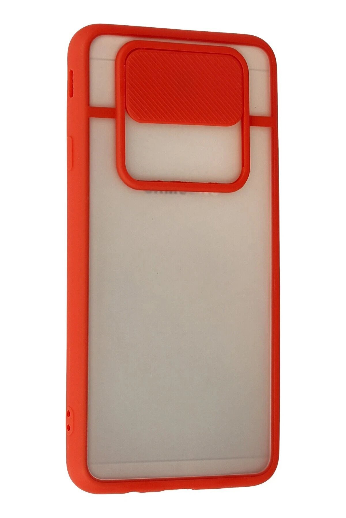 Samsung Galaxy J7 Pri̇me Kılıf Palm Buzlu Kamera S&uuml;rg&uuml;l&uuml; Si̇li̇kon - Kırmız - Dropx6927-9955