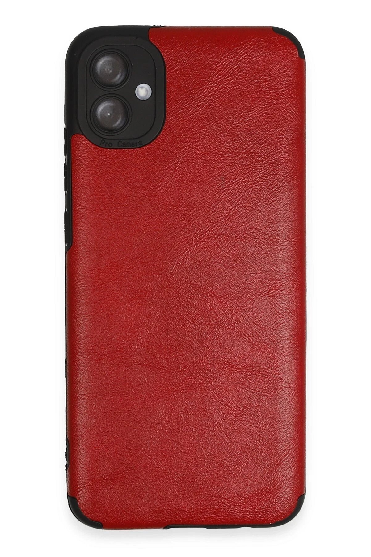 CepteToptan Samsung Galaxy A04E Kılıf Loop Deri Silikon - Kırmızı - DROPX8188-7335