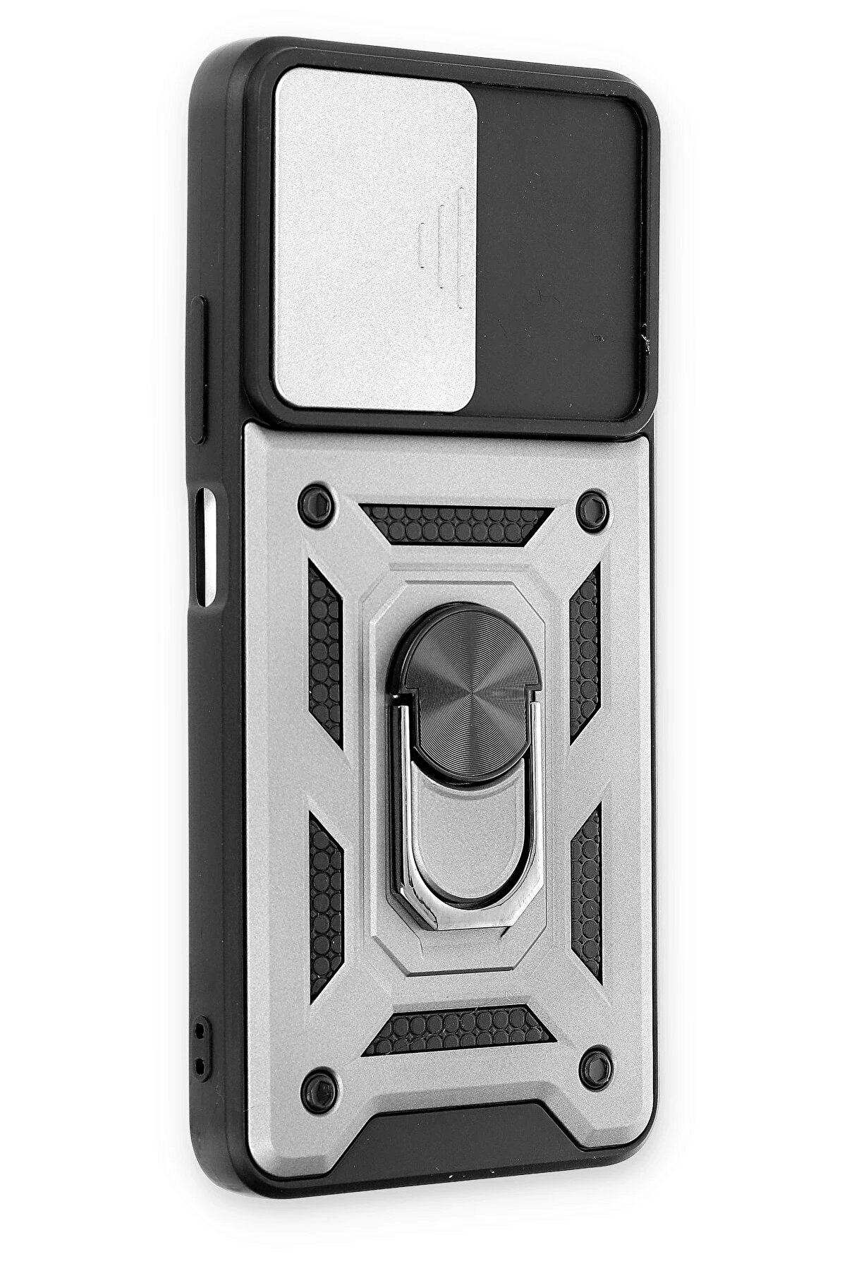 Xi̇aomi̇ Redmi̇ Note 11T Kılıf Pars Lens Y&uuml;z&uuml;kl&uuml; Si̇li̇kon - G&uuml;m&uuml;ş - Dropx5193-9552