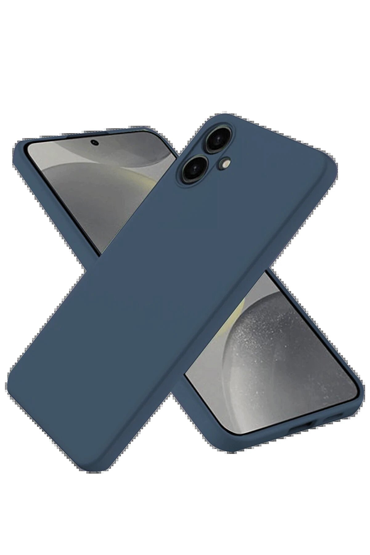 CepteToptan Samsung Galaxy A06 Kılıf First Silikon - Lacivert - DROPX6564-5478