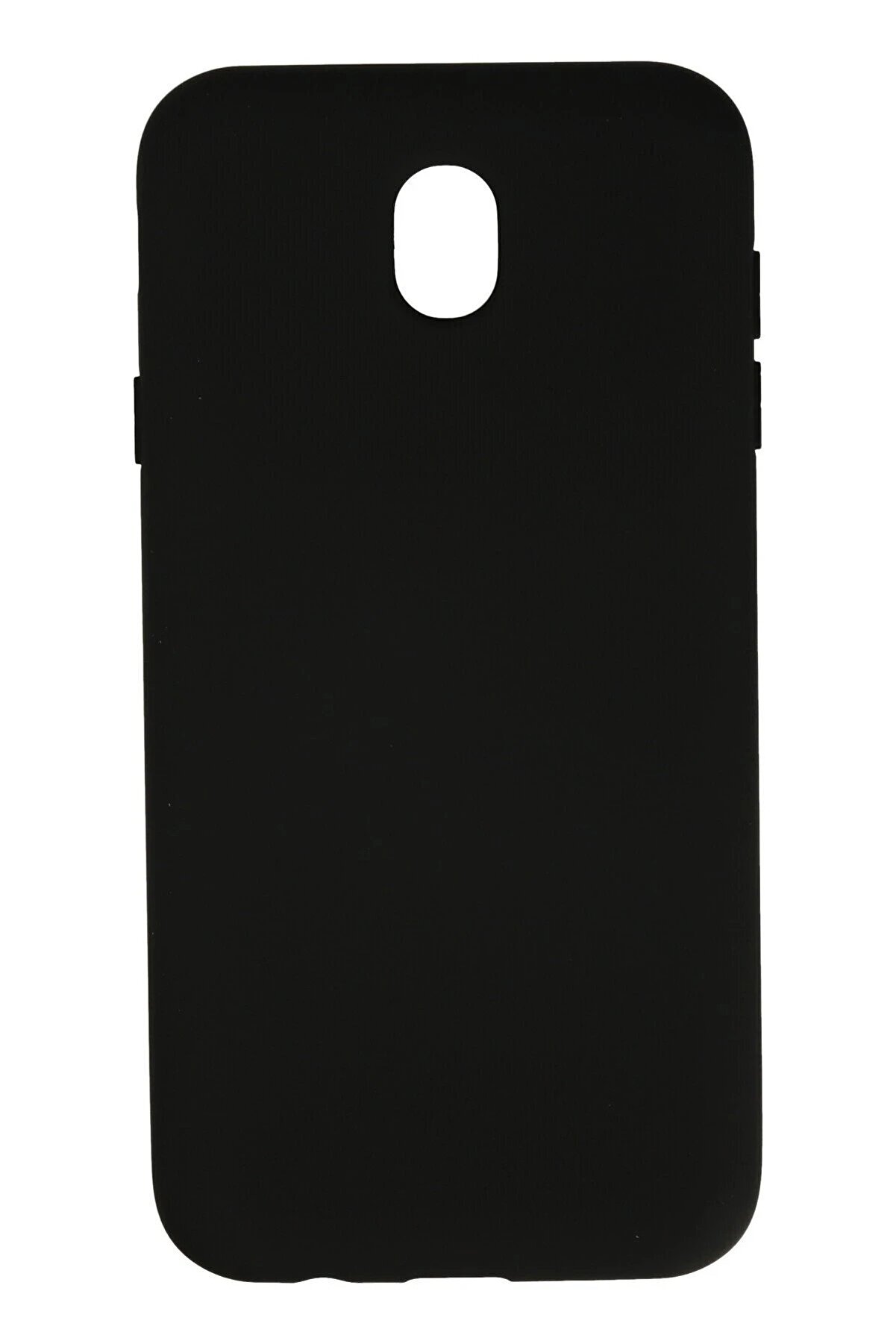 CepteToptan Samsung Galaxy J7 Pro / J730 Kılıf Nano içi Kadife Silikon - Siyah - DROPX9837-7575