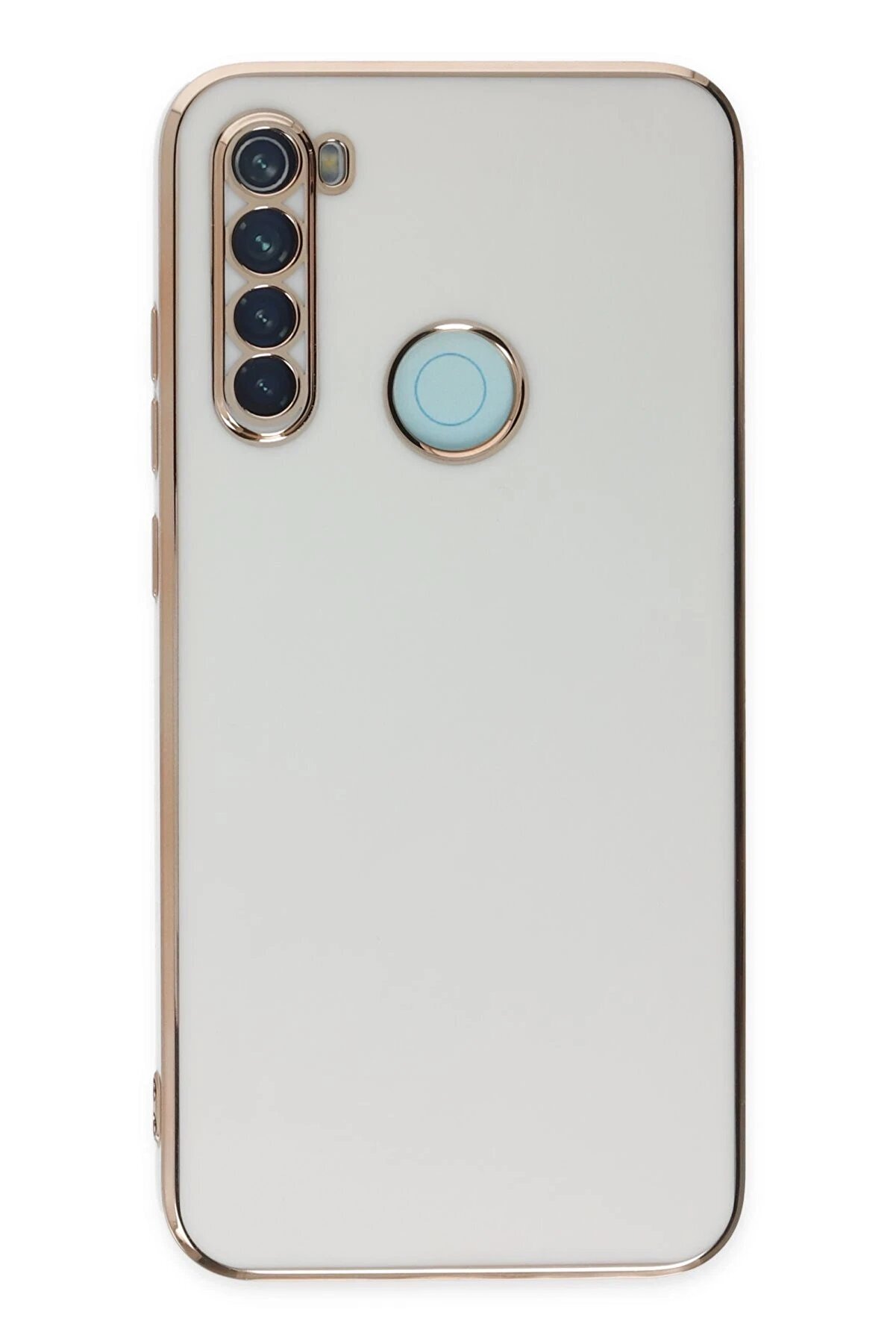 CepteToptan Xiaomi Redmi Note 8 Kılıf Volet Silikon - Beyaz - DROPX6967-8468