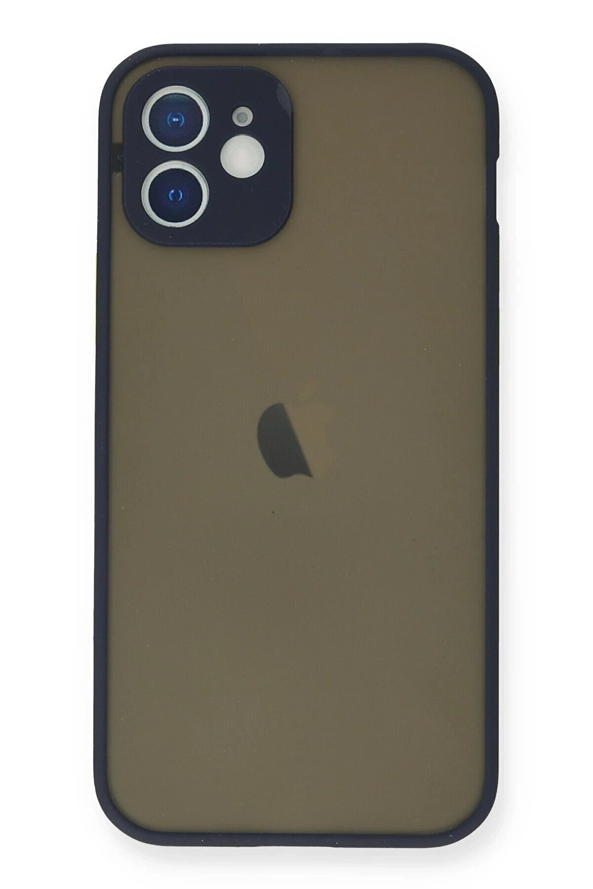 CepteToptan iPhone 12 Mini Kılıf Montreal Silikon Kapak - Lacivert - DROPX8552-5049