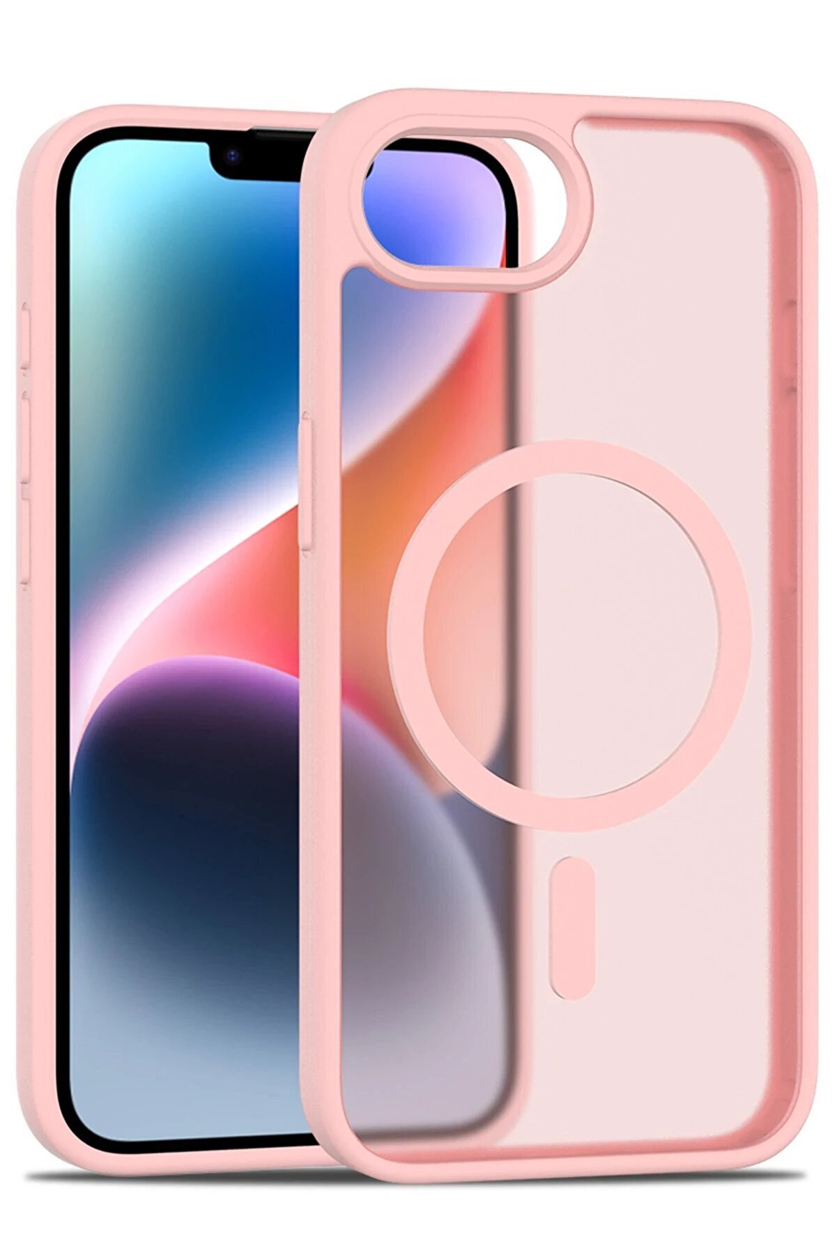 CepteToptan iPhone 16E Jota Magsafe Kapak - Pudra - DROPX5493-5949