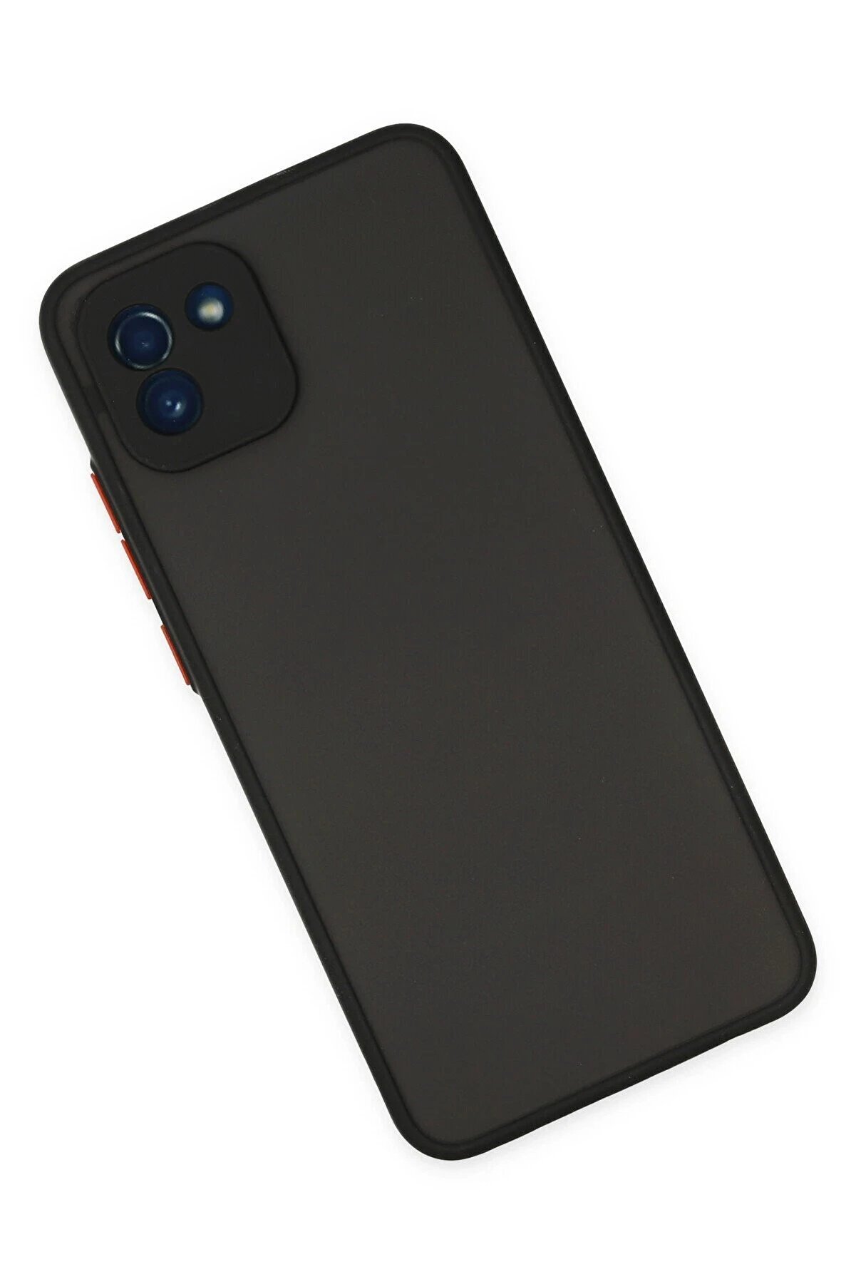 Samsung Galaxy A03 Kılıf Montreal Si̇li̇kon Kapak - Si̇yah - Dropx7091-3604