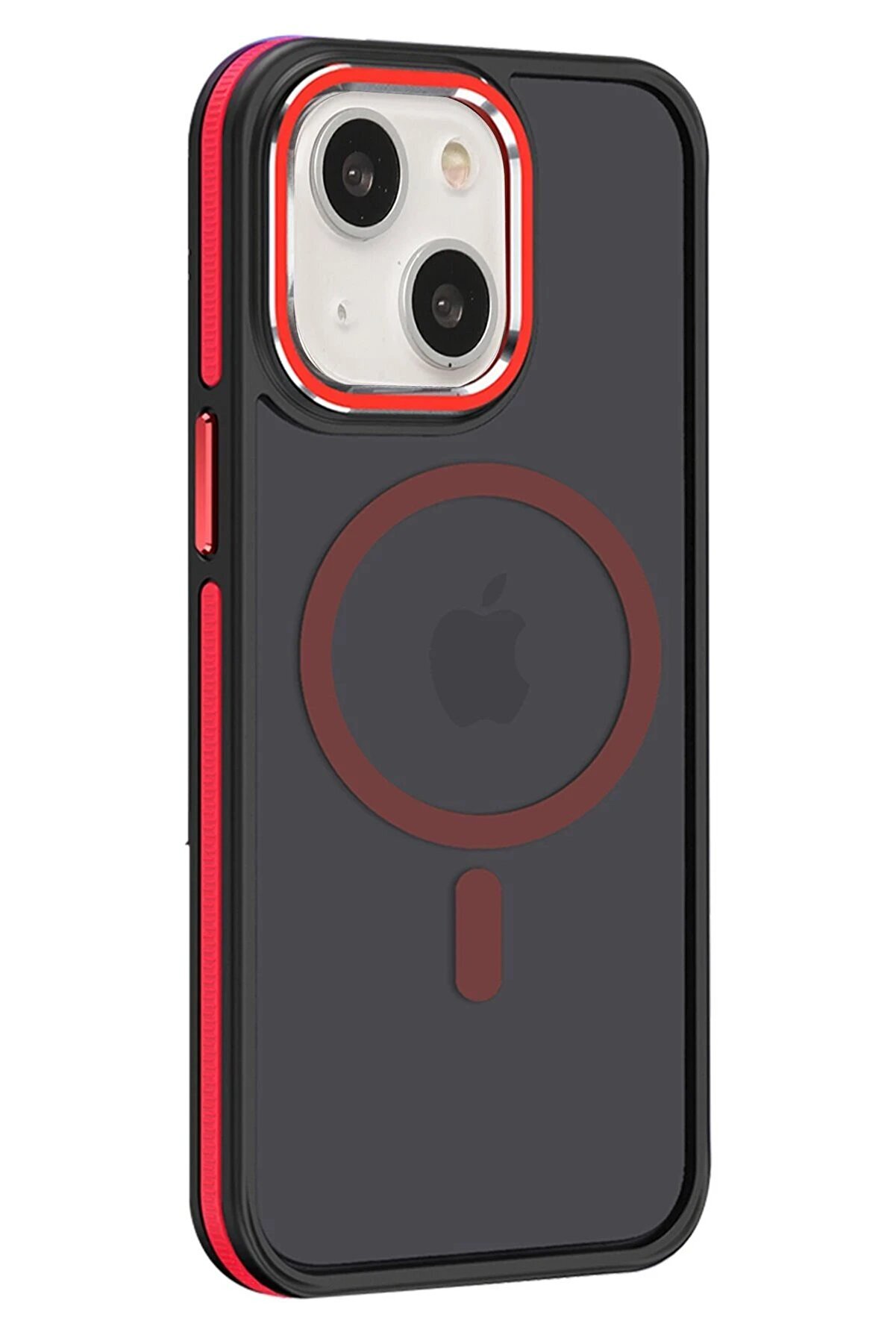 CepteToptan iPhone 14 Winner Magsafe Kapak - Kırmızı - DROPX2392-8716