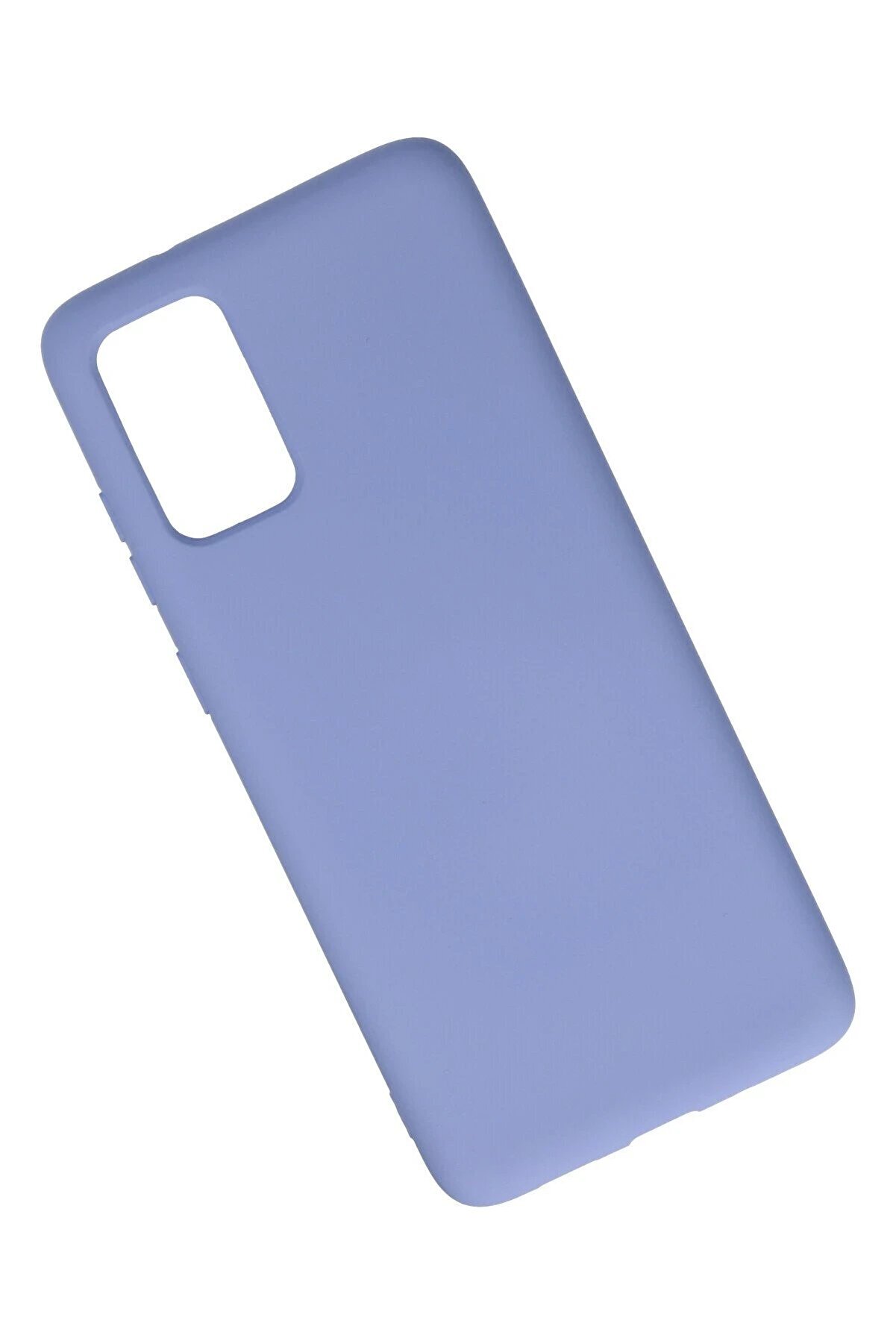 Samsung Galaxy S20 Plus Kılıf Nano İ&ccedil;i̇ Kadi̇fe Si̇li̇kon - Li̇la - Dropx8099-4680