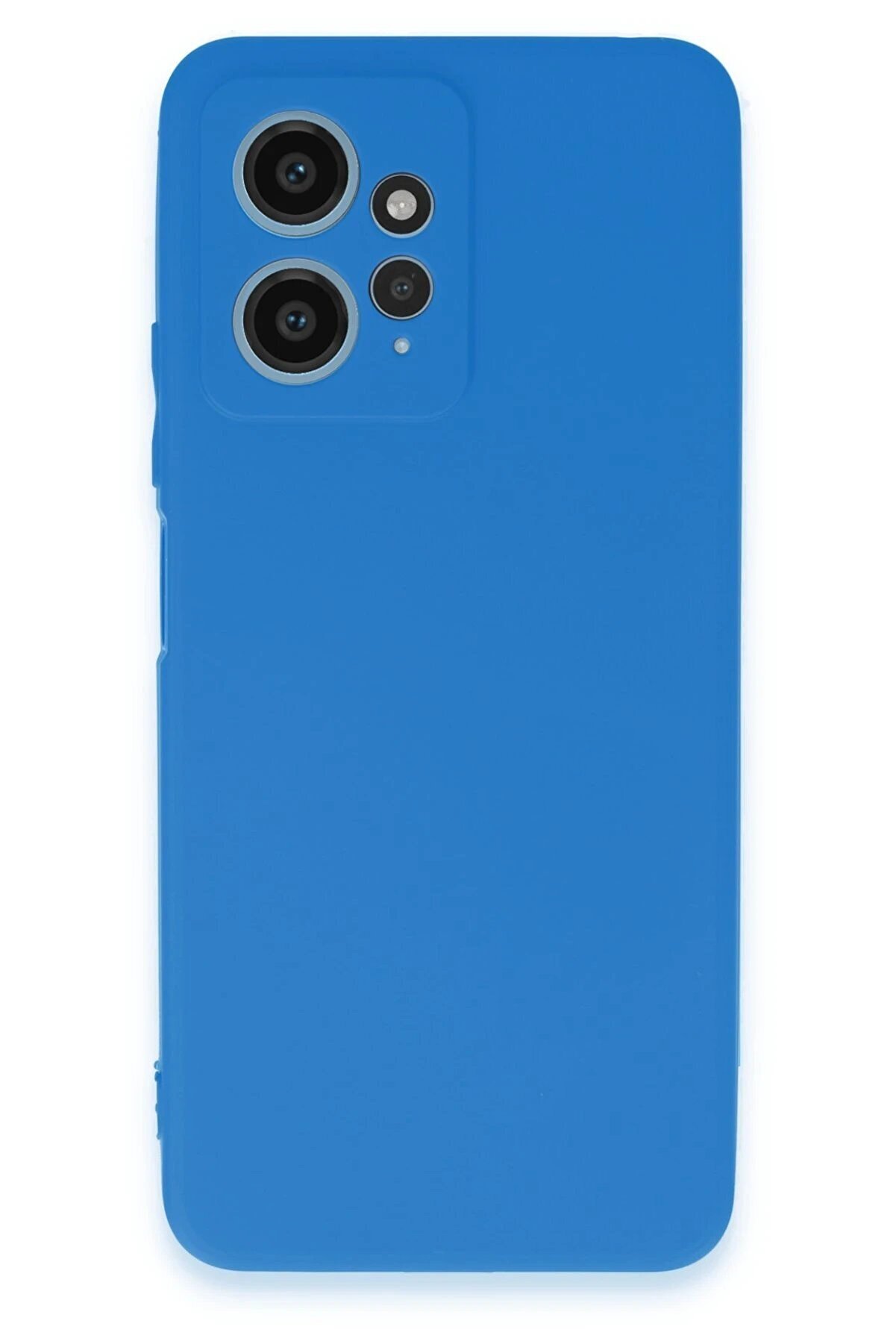 CepteToptan Xiaomi Redmi Note 12 4G Kılıf First Silikon - Mavi - DROPX5854-6296