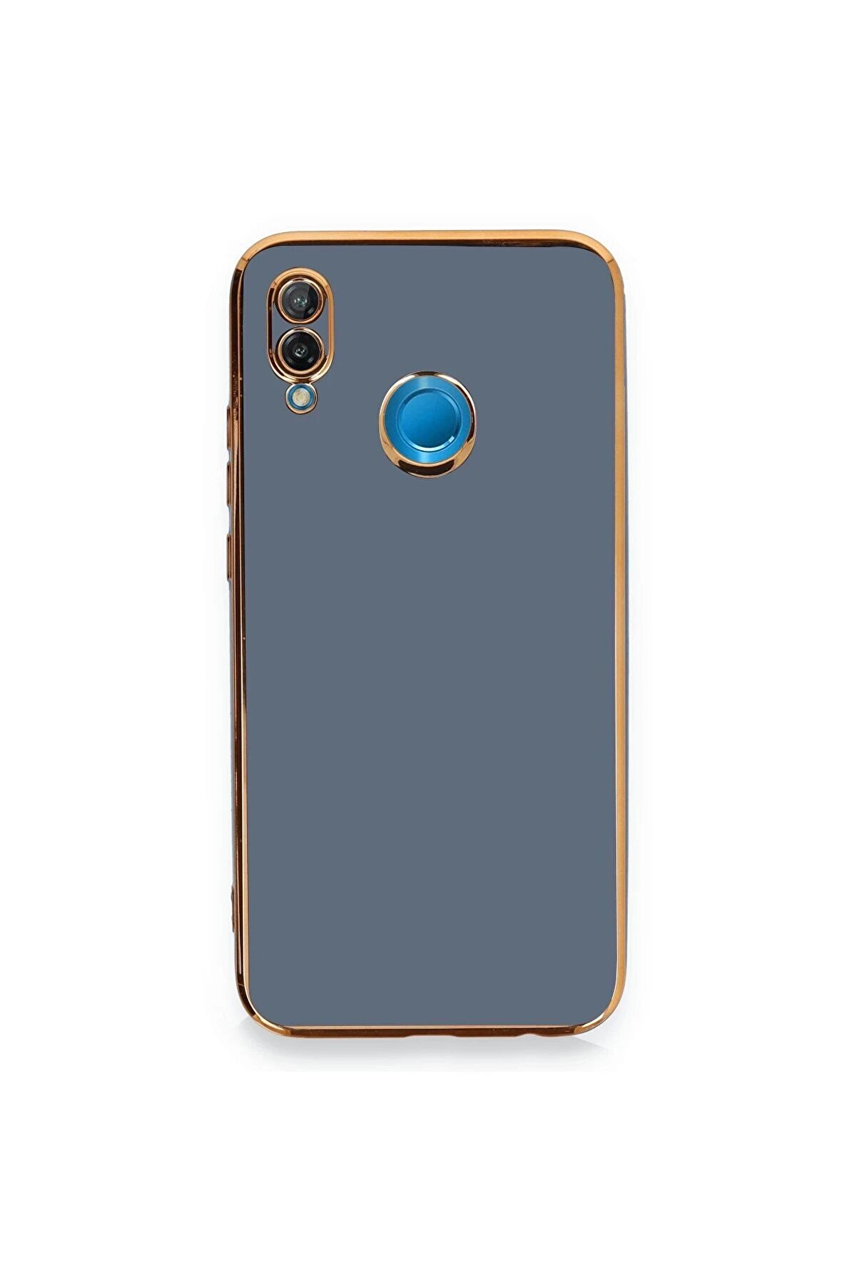 CepteToptan Huawei P20 Lite Kılıf Volet Silikon - Mavi - DROPX3896-1000