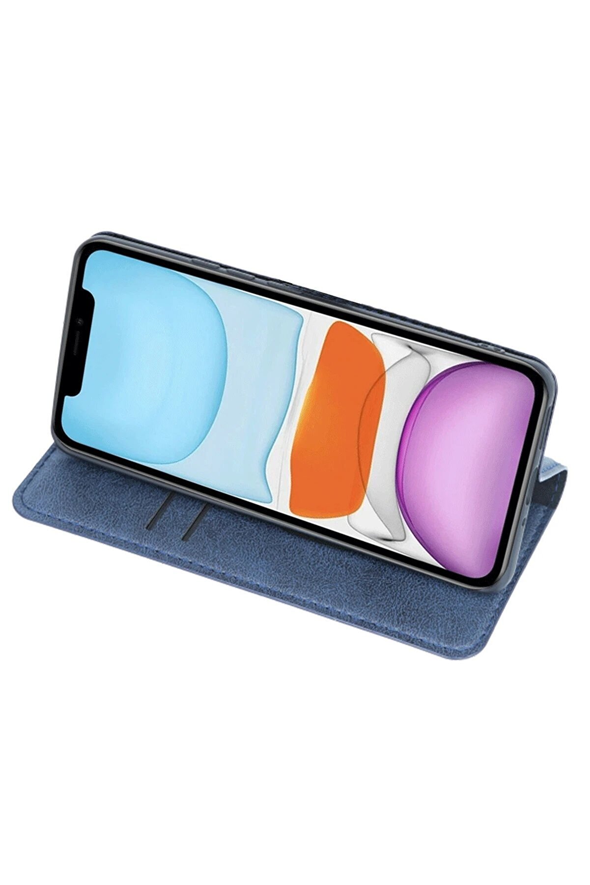 İphone 11 Kılıf Trend S Plus Kapaklı Kılıf - Taba - Dropx3018-4056