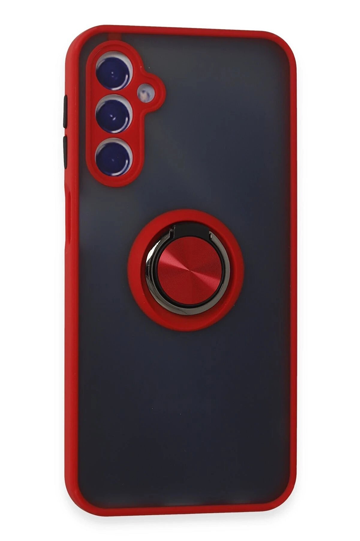 CepteToptan Samsung Galaxy M34 5G Kılıf Montreal Y&uuml;z&uuml;kl&uuml; Silikon Kapak - Kırmızı - DROPX5386-7669