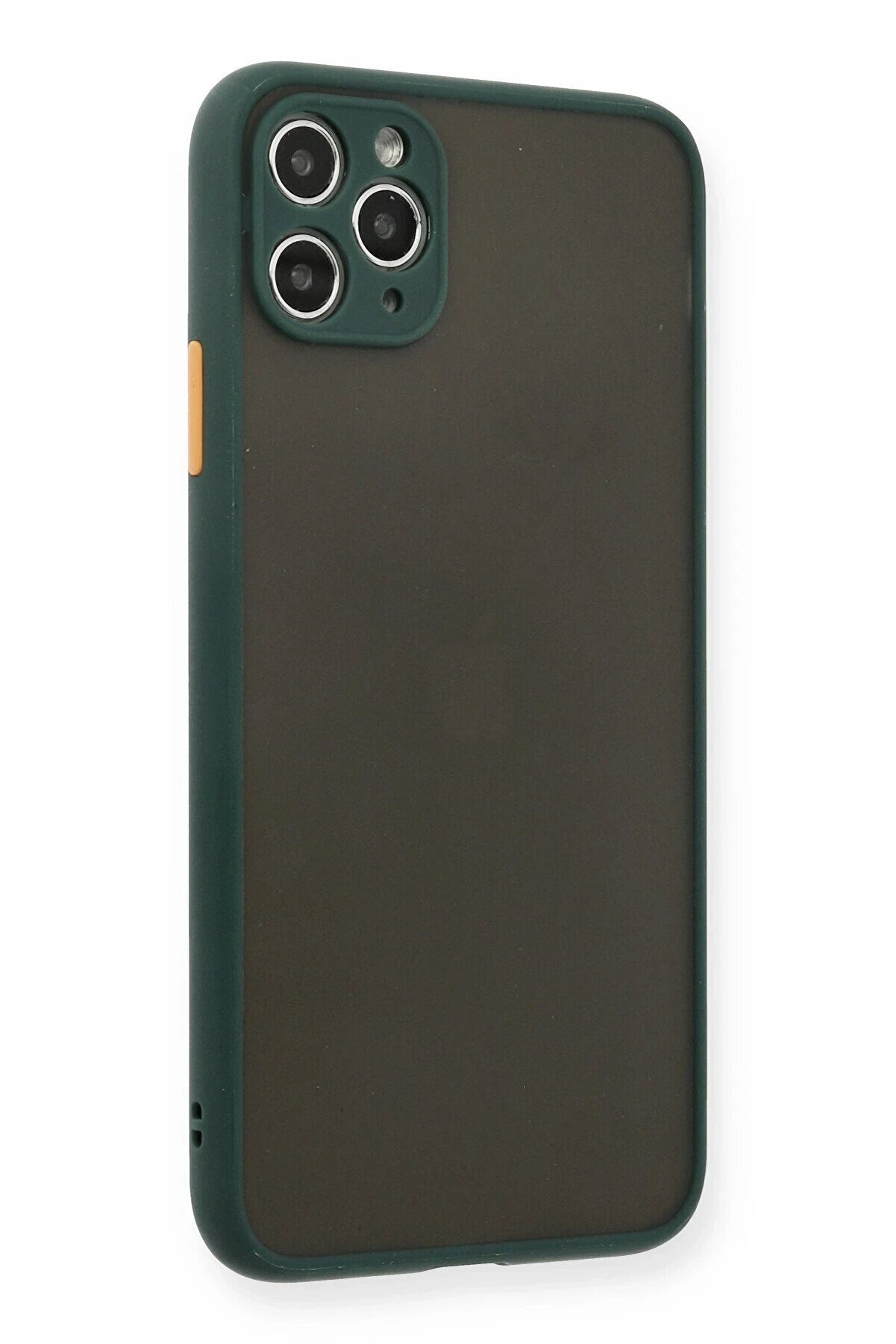 İphone 11 Pro Max Kılıf Montreal Si̇li̇kon Kapak - Yeşi̇l - Dropx7690-5214