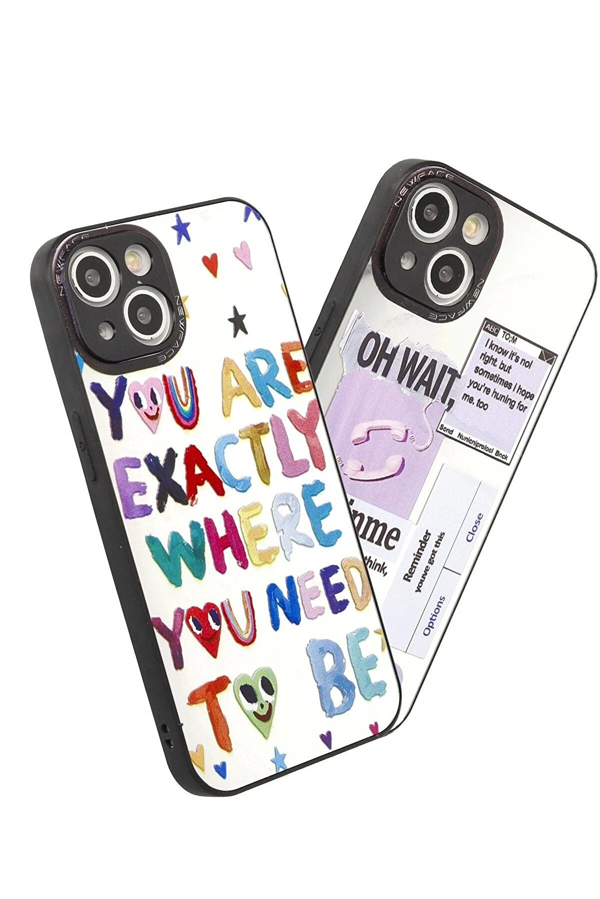 İphone 15 Kılıf Mi̇rror Desenli̇ Kapak - Mi̇rror - 5 - Dropx9324-7246