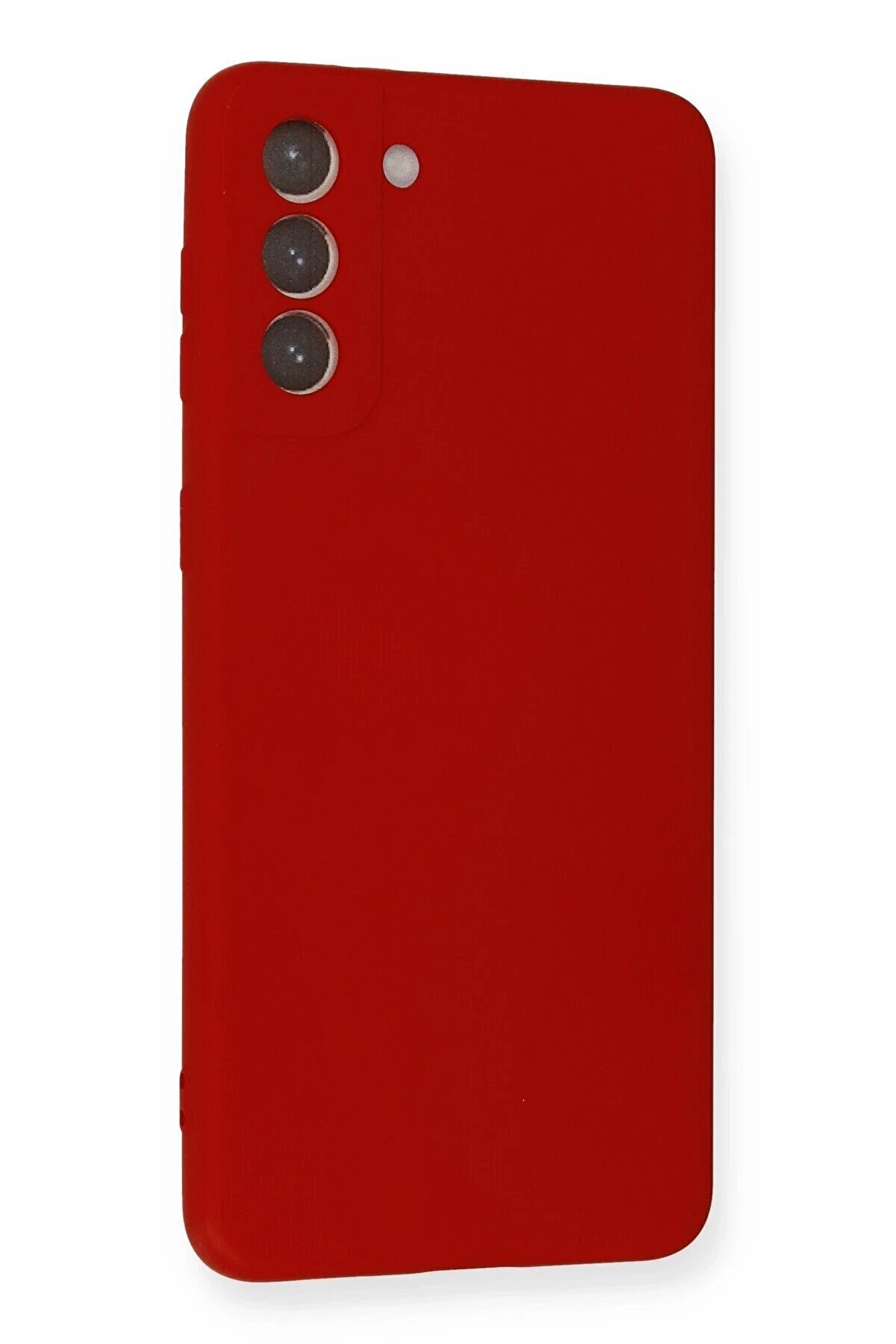 Samsung Galaxy S21 Plus Kılıf Nano İçi̇ Kadi̇fe Si̇li̇kon - Kırmızı - Dropx8829-4788