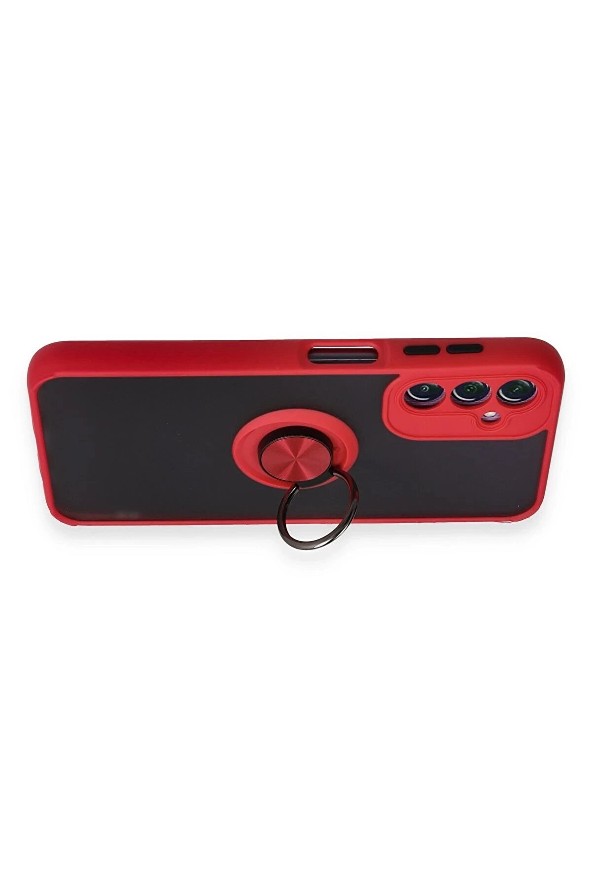 Samsung Galaxy A14 4G Kılıf Montreal Y&uuml;z&uuml;kl&uuml; Si̇li̇kon Kapak - Kırmızı - Dropx2882-1943