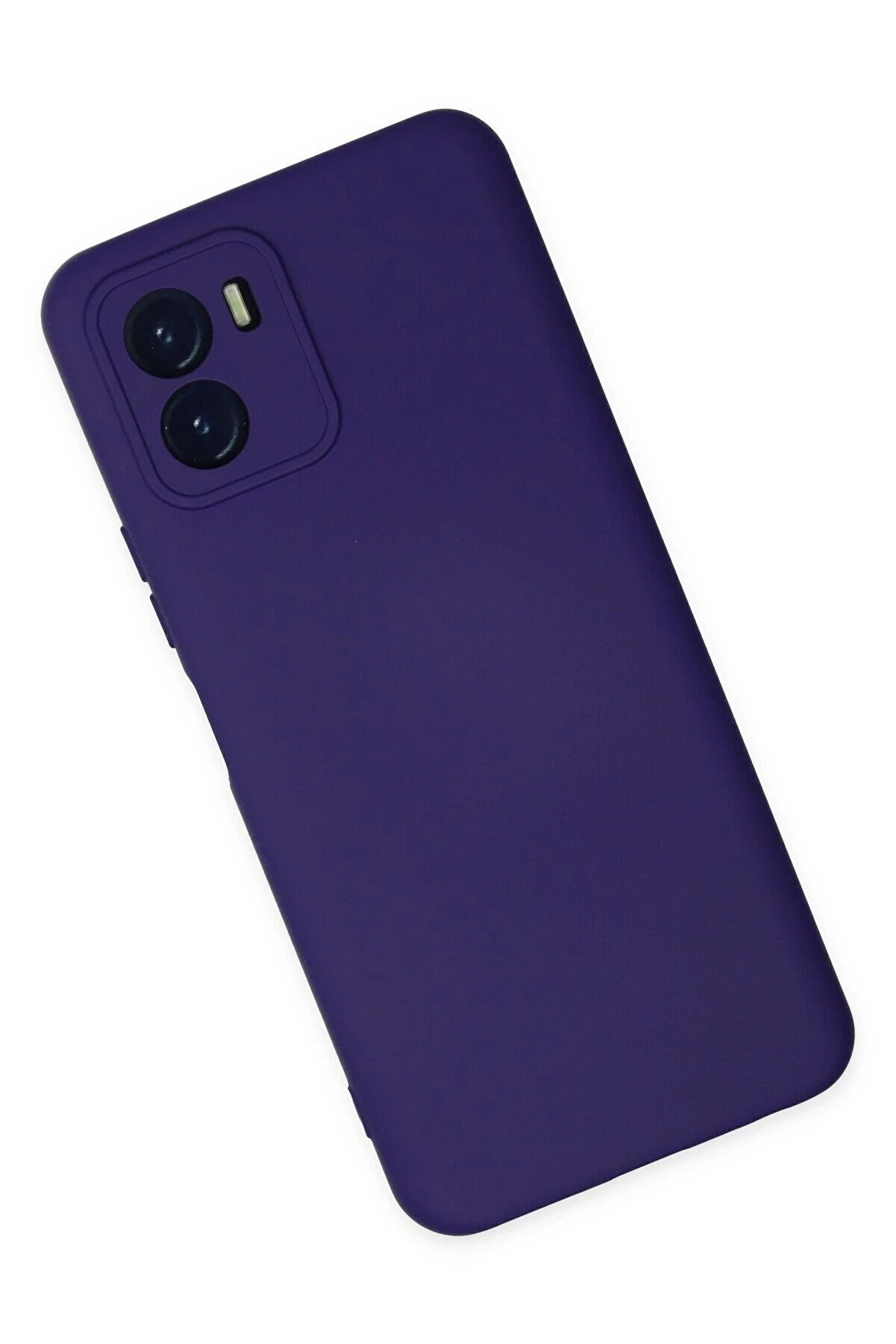 Vi̇vo Y15S Kılıf Nano İçi̇ Kadi̇fe Si̇li̇kon - Mor - Dropx3633-7451