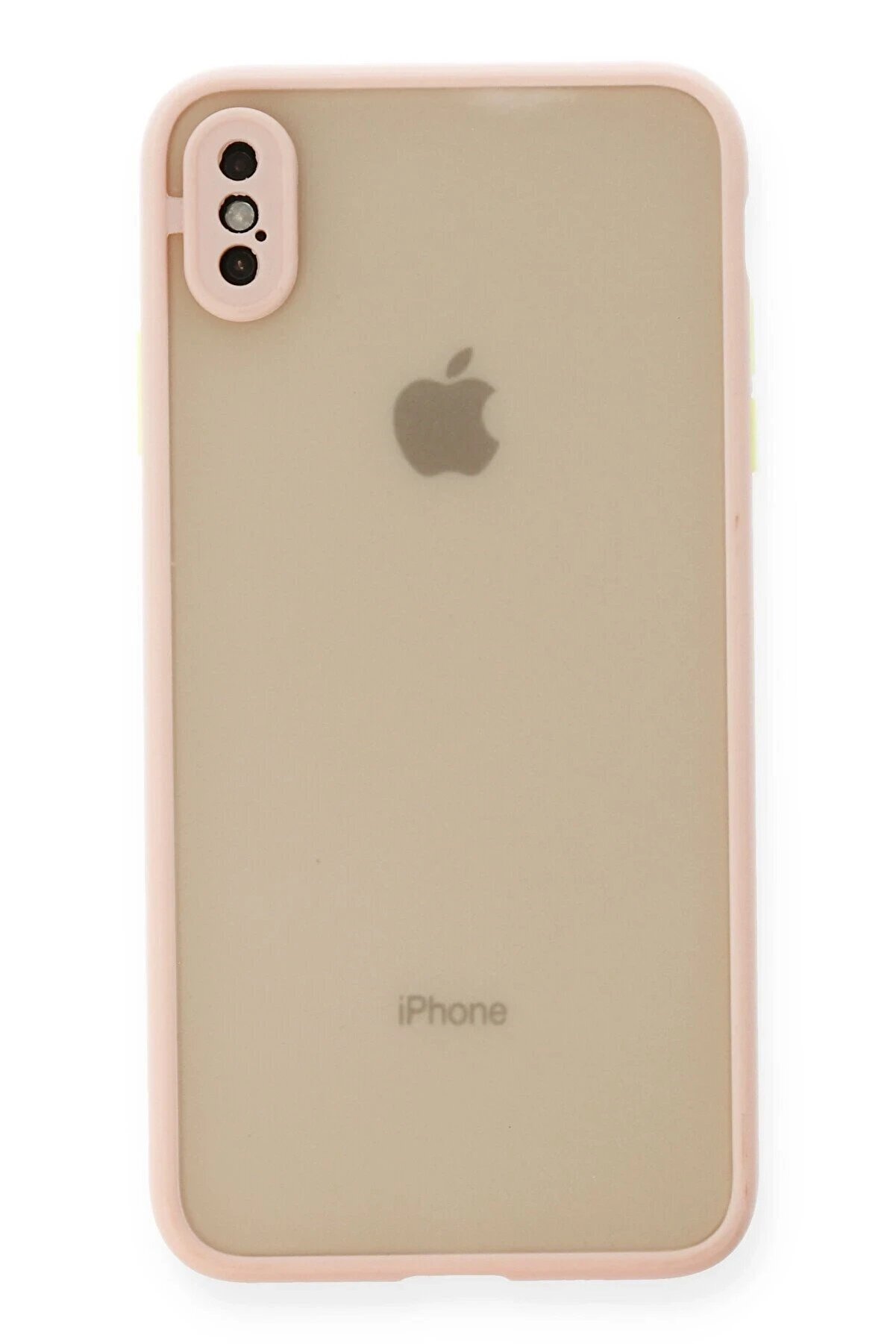 CepteToptan iPhone XS Max Kılıf Montreal Silikon Kapak - Pembe - DROPX2200-7284