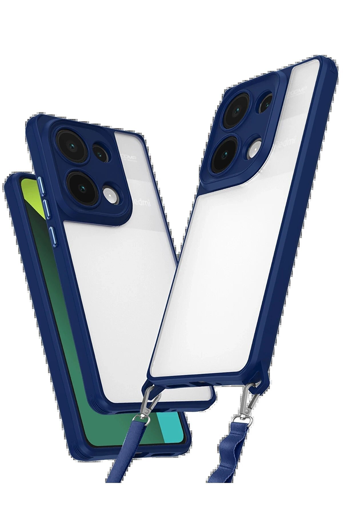 CepteToptan Xiaomi Redmi Note 13 Pro 5G Kılıf Penta Silikon Kılıf - Lacivert - DROPX7494-5374