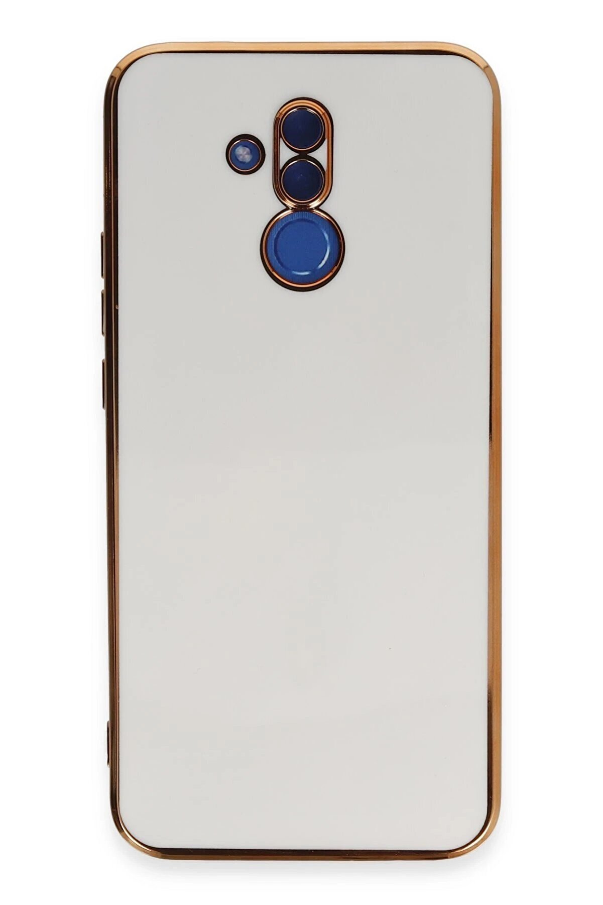 CepteToptan Huawei Mate 20 Lite Kılıf Volet Silikon - Beyaz - DROPX4041-1942