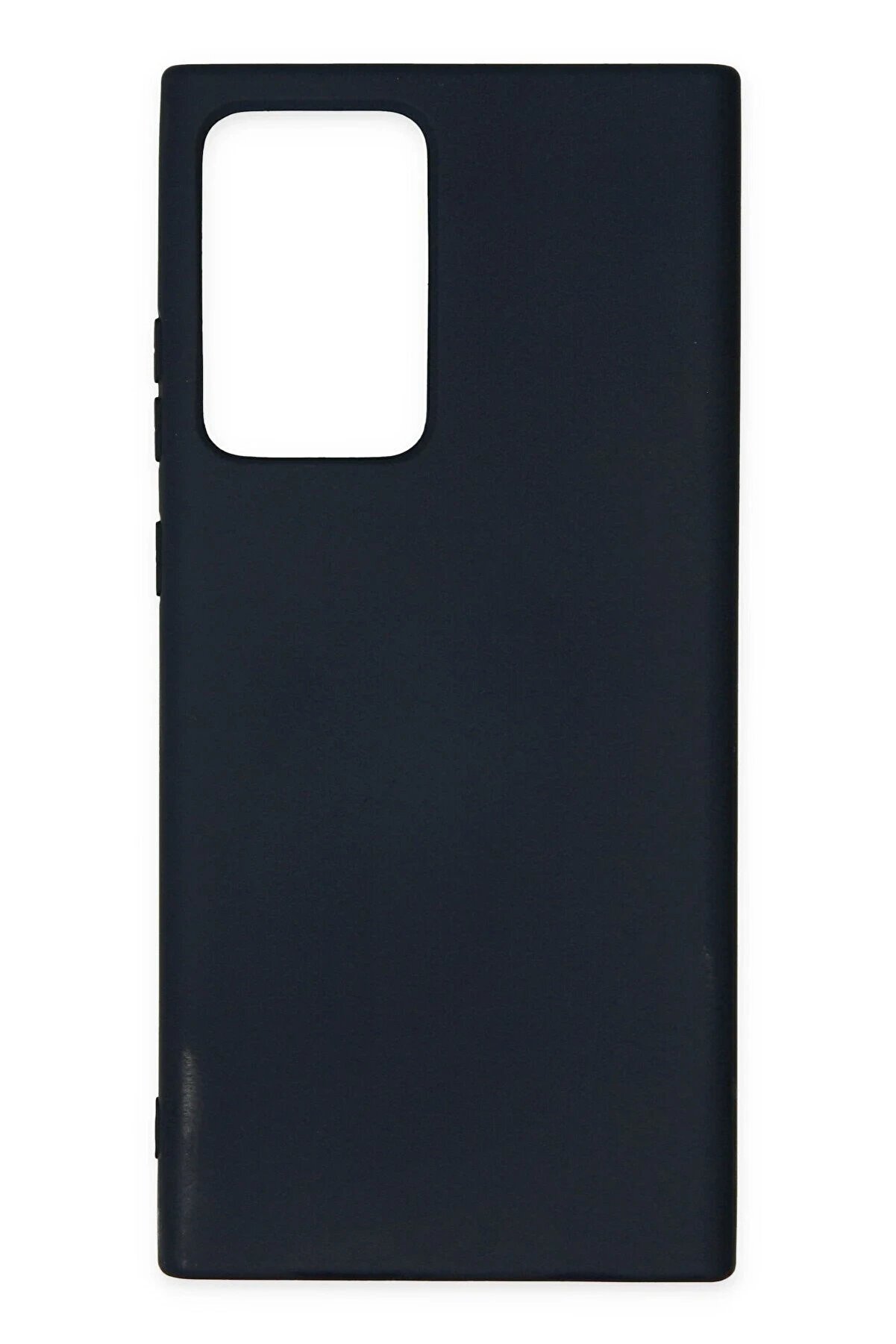 CepteToptan Samsung Galaxy Note 20 Ultra Kılıf Nano i&ccedil;i Kadife Silikon - Lacivert - DROPX6859-1312