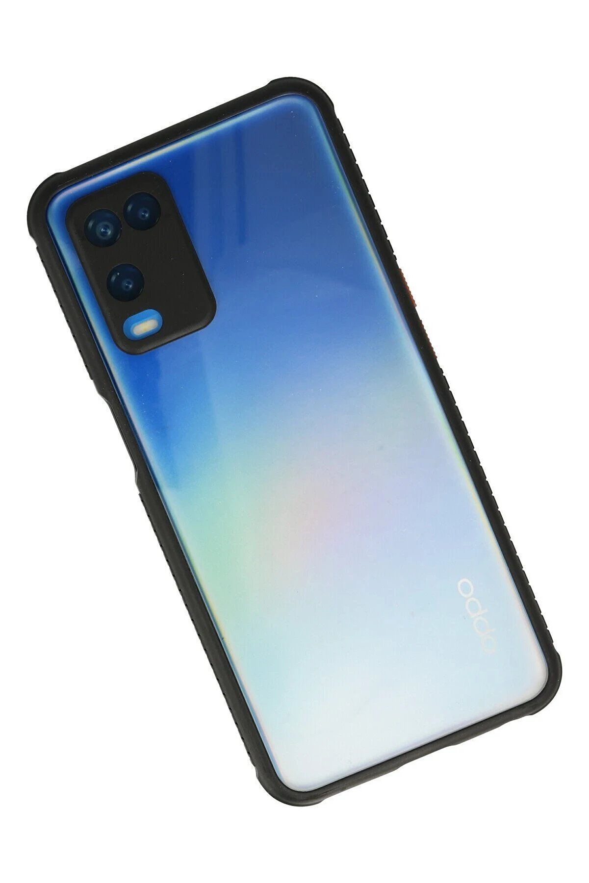 Oppo A54 4G Kılıf Mi̇ami̇ Şeffaf Si̇li̇kon - Si̇yah - Dropx9022-1135