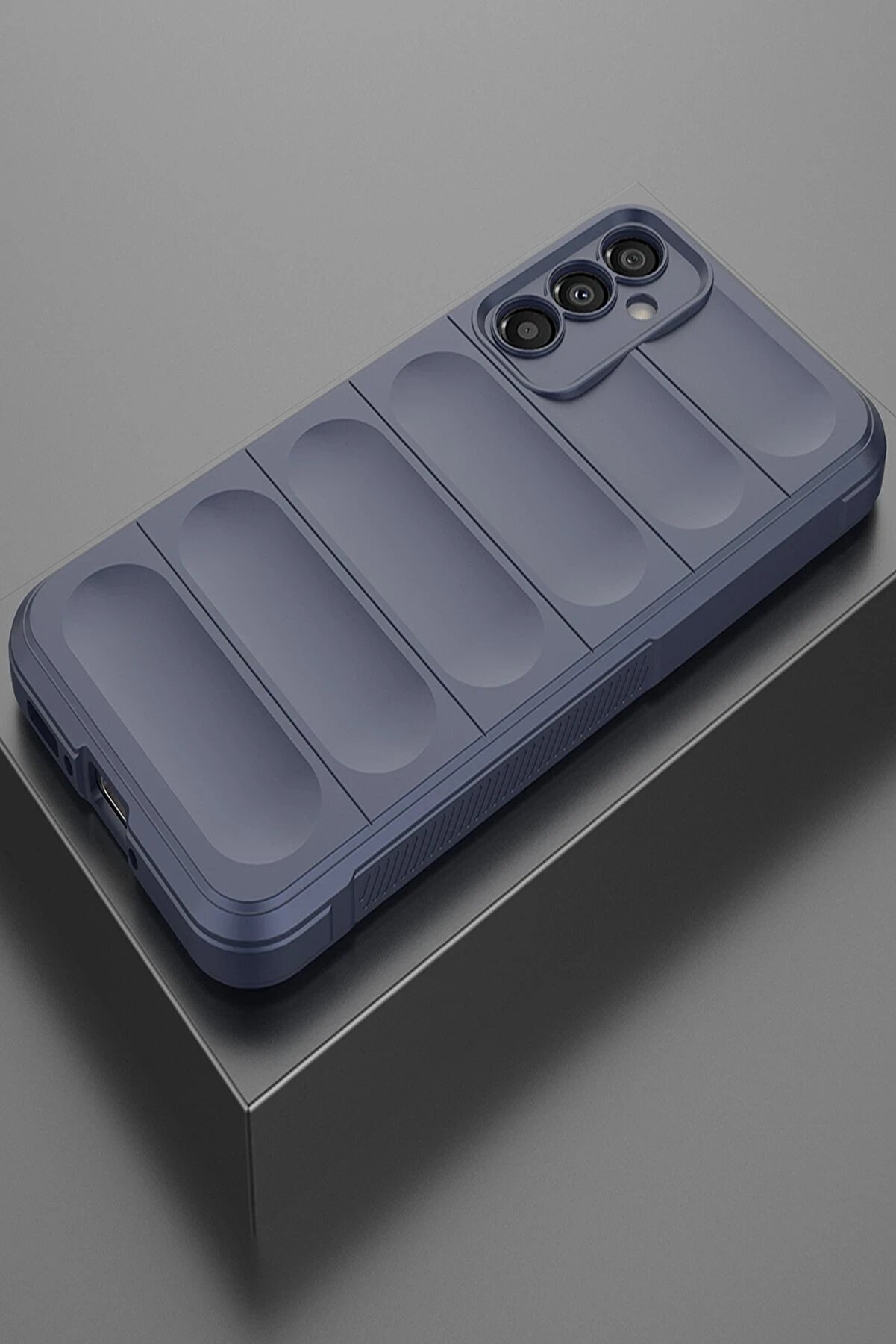 Samsung Galaxy A05S Kılıf Opti̇mum Si̇li̇kon - Laci̇vert - Dropx6653-9512