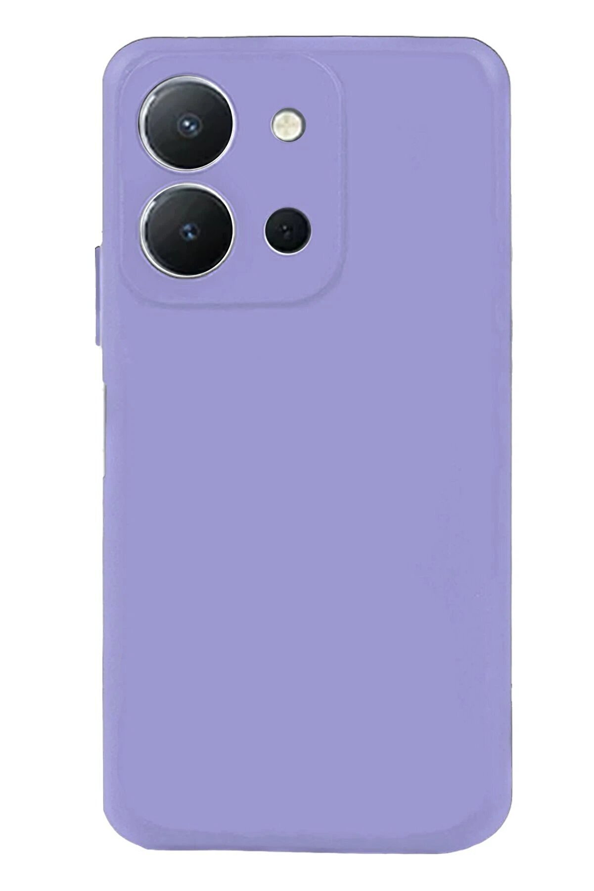 CepteToptan Vivo Y36 Kılıf Nano içi Kadife Silikon - Lila - DROPX9224-1535