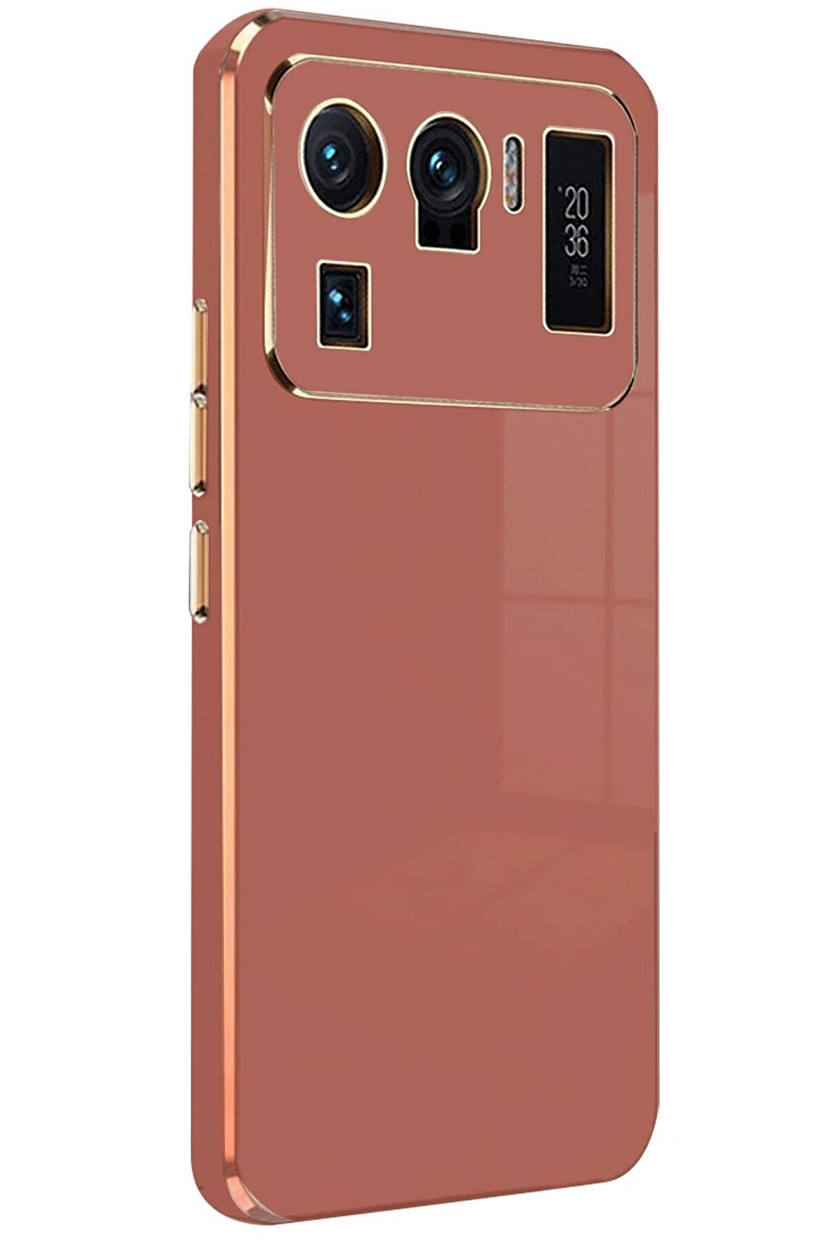 Xi̇aomi̇ Mi̇ 11 Ultra Kılıf Volet Si̇li̇kon - Kırmızı - Dropx1448-2868