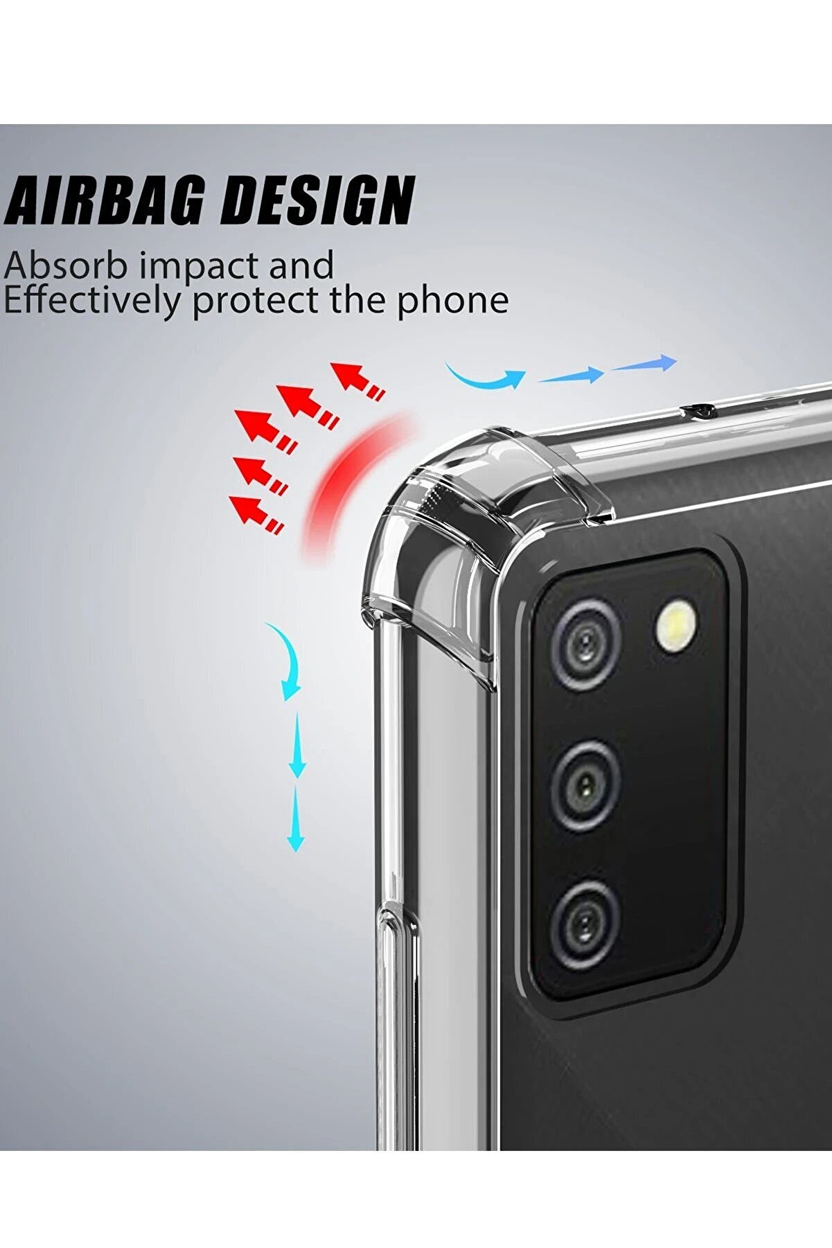 Samsung Galaxy A02S Kılıf Olex Tpu Si̇li̇kon - Dropx3039-4001