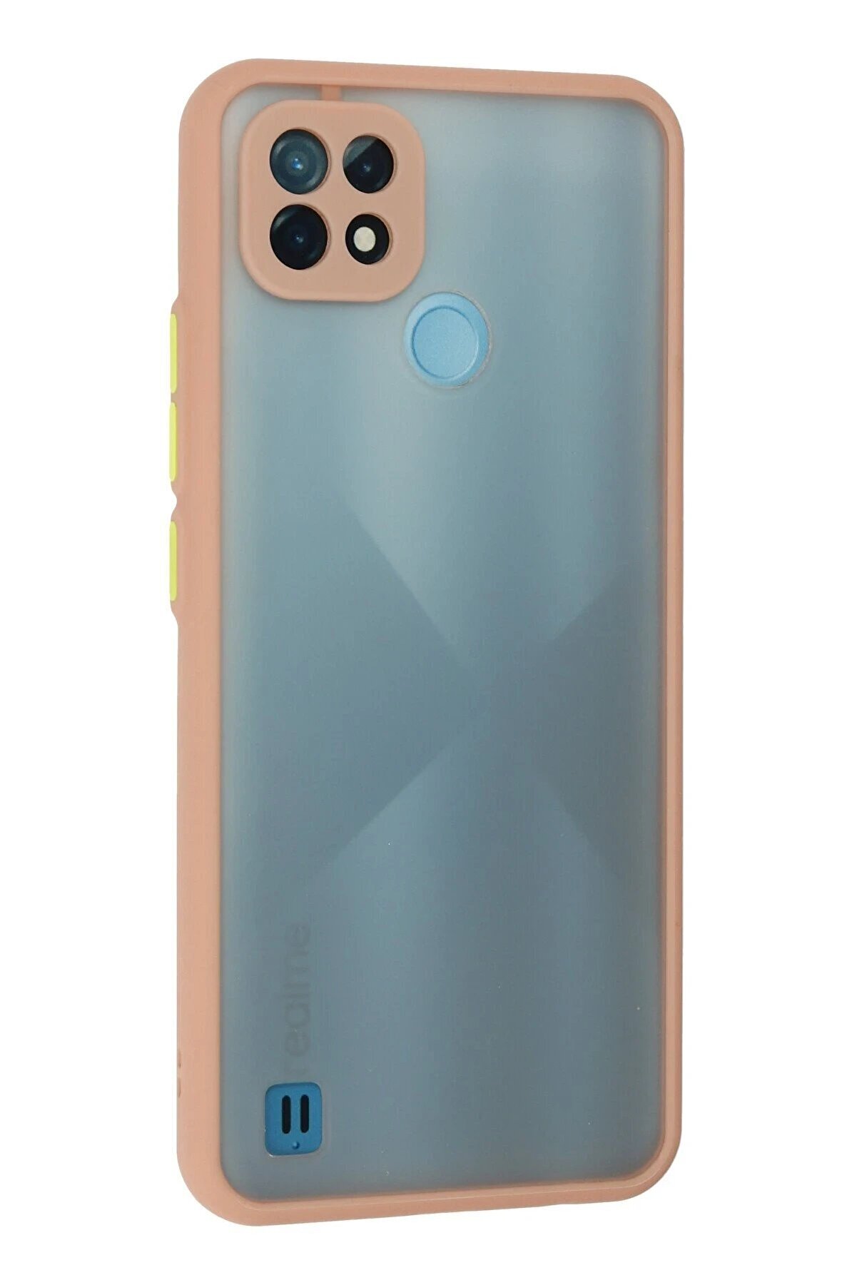 Realme C21 Kılıf Montreal Si̇li̇kon Kapak - Pembe - Dropx7535-1865