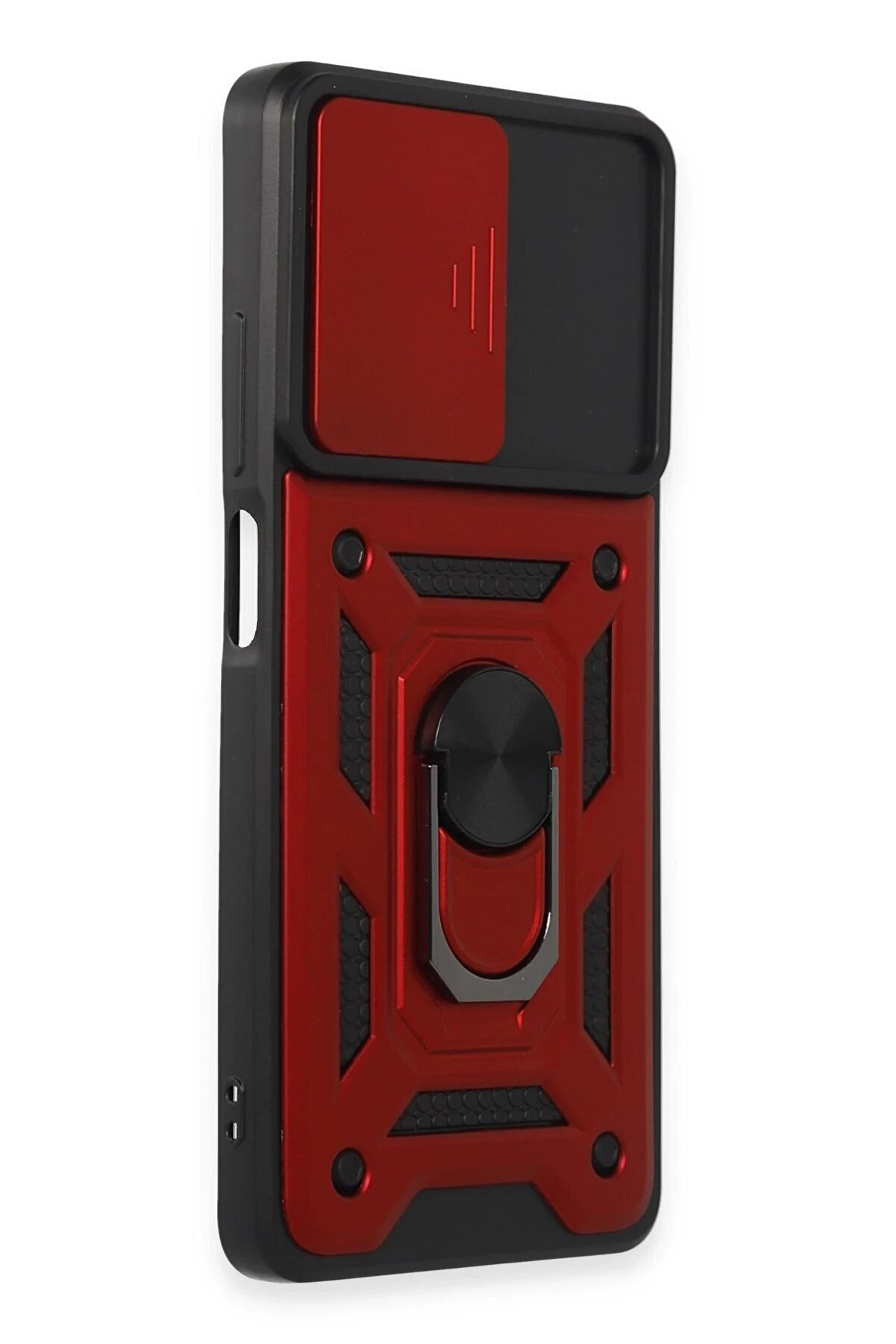 Xi̇aomi̇ Redmi̇ Note 12 Pro 5G Kılıf Pars Lens Y&uuml;z&uuml;kl&uuml; Si̇li̇kon - Kırmızı - Dropx3016-9541