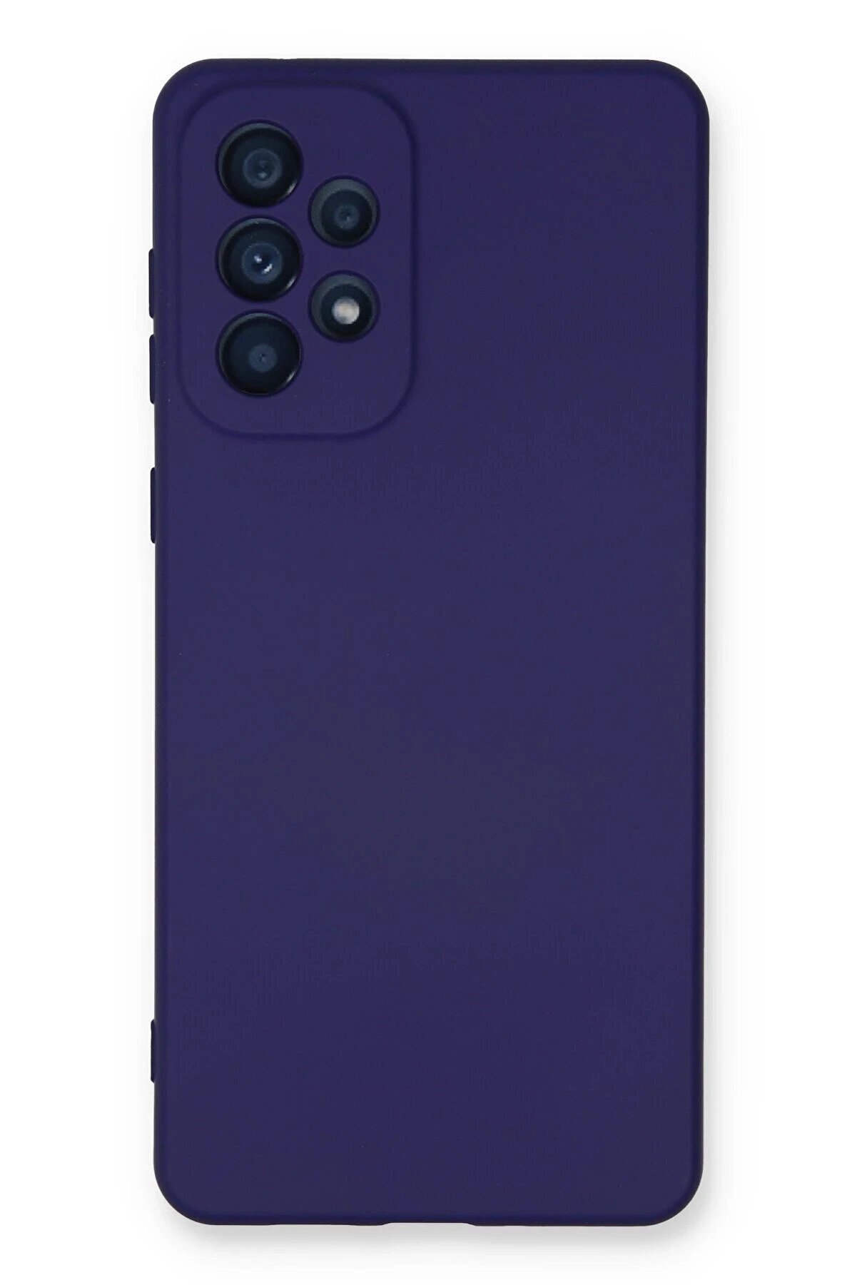 CepteToptan Samsung Galaxy A53 5G Kılıf Nano içi Kadife Silikon - Mor - DROPX6009-1304