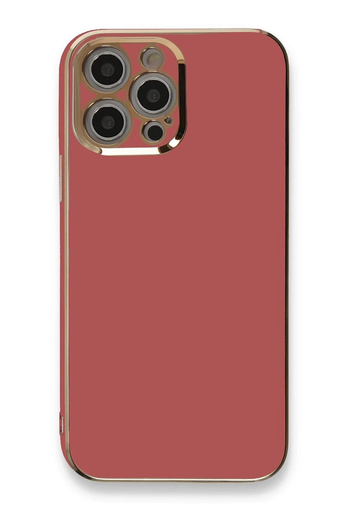 İphone 12 Pro Kılıf Volet Si̇li̇kon - Kırmızı - Dropx3688-1718