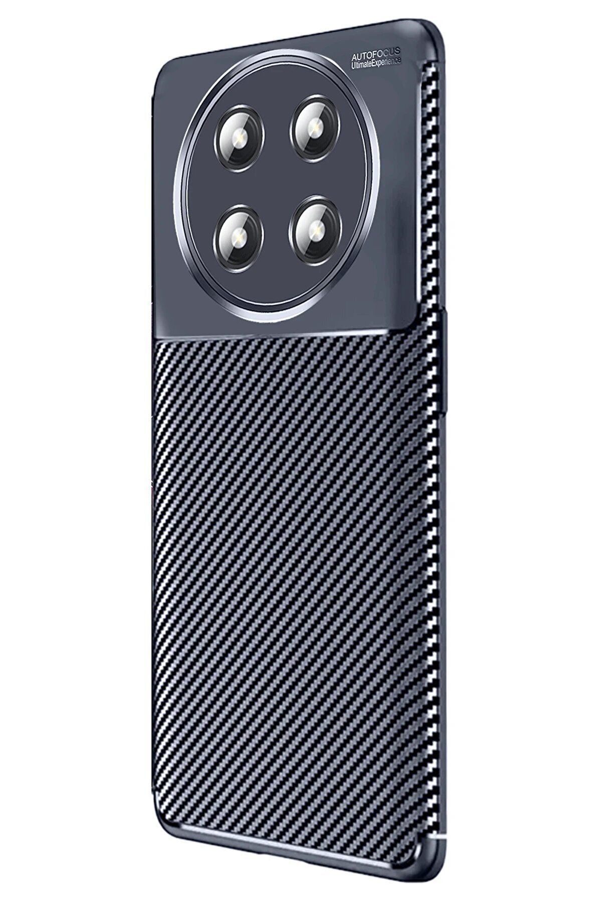 Honor Magi̇c 7 Li̇te Kılıf Auto Focus Karbon Kapak - Laci̇vert - Dropx5152-8341