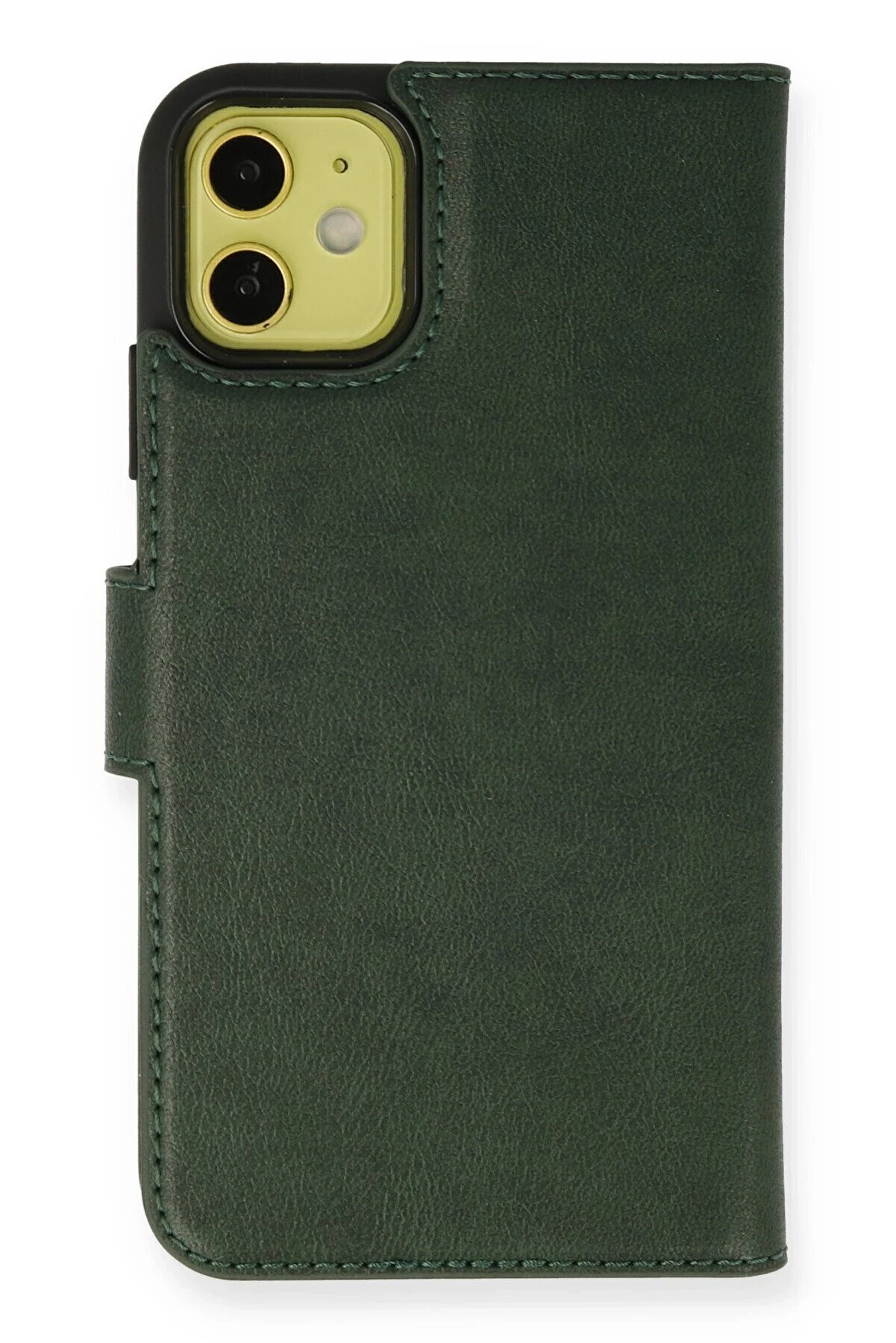 CepteToptan iPhone 13 Mini Kılıf Trend S Plus Kapaklı Kılıf - Yeşil - DROPX4740-8933