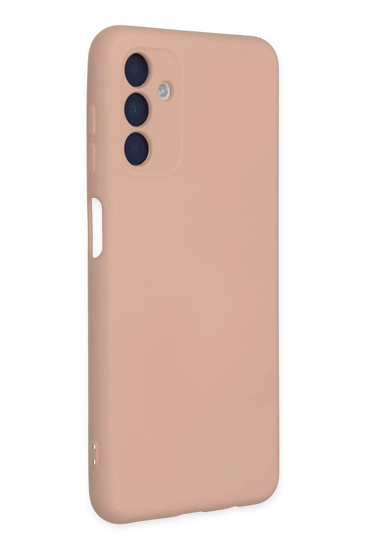 Samsung Galaxy A04S Kılıf Nano İçi̇ Kadi̇fe Si̇li̇kon - Pudra - Dropx4100-7598