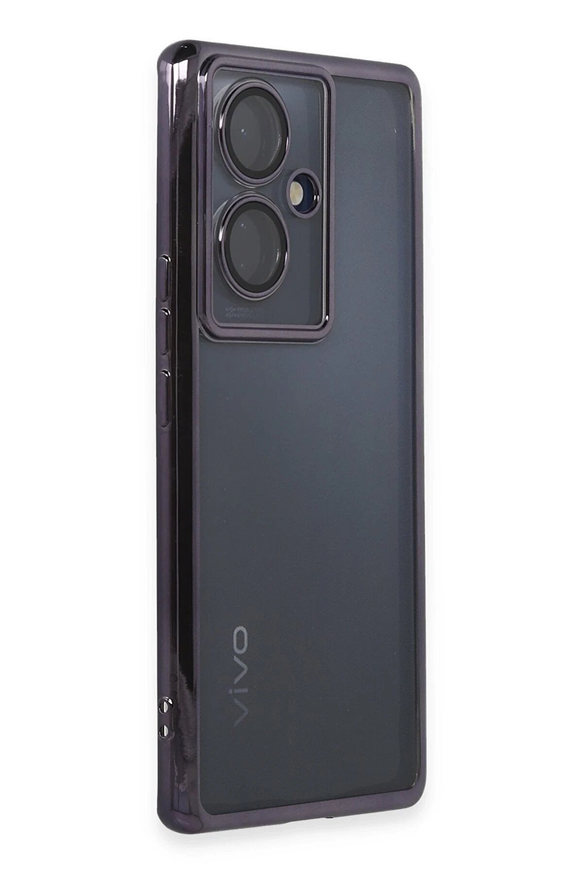 Vi̇vo V29 Li̇te Kılıf Lensli̇ Si̇li̇kon - Mor - Dropx7906-8546
