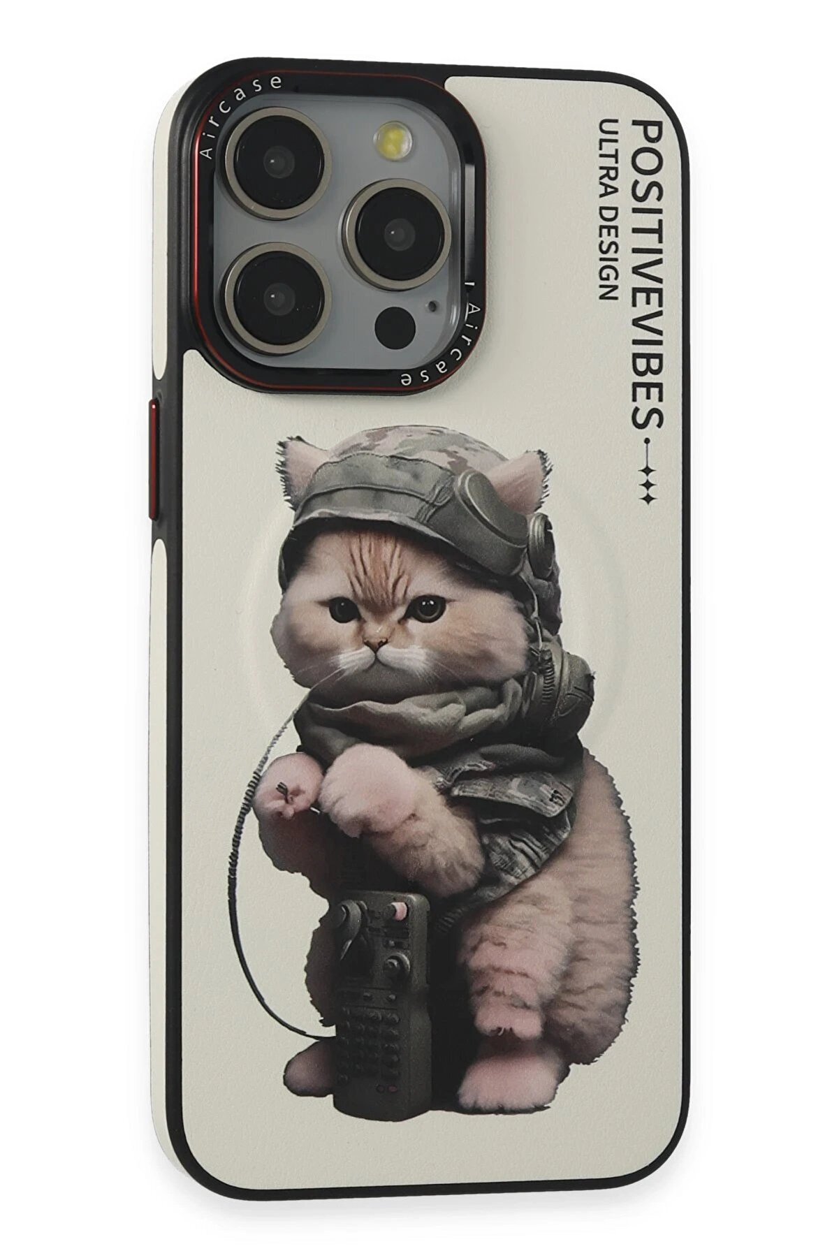 CepteToptan iPhone 14 Pro Max Fun Magsafe Kapak - Beyaz - DROPX9787-1875