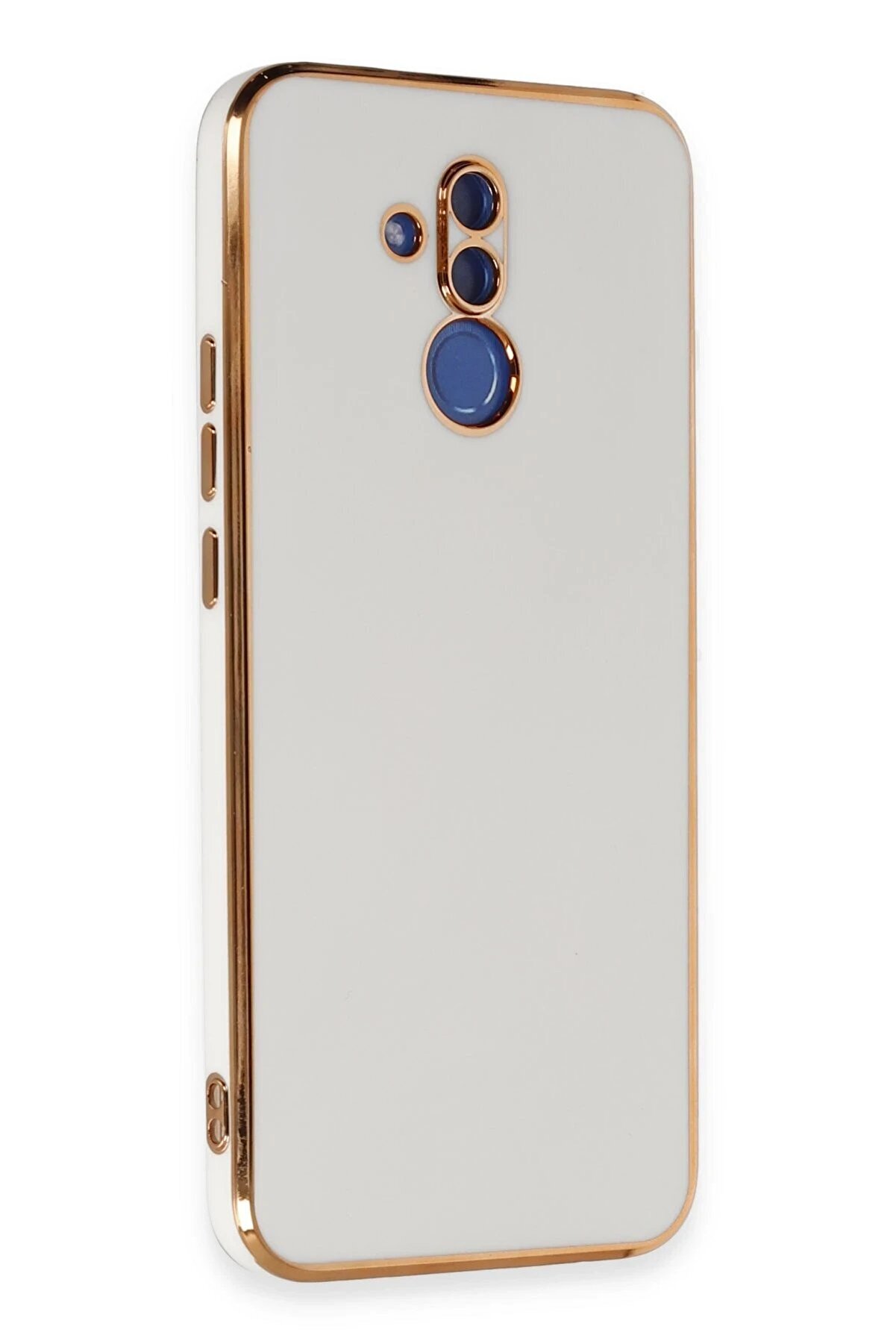 Huawei̇ Mate 20 Li̇te Kılıf Volet Si̇li̇kon - Beyaz - Dropx4041-1942