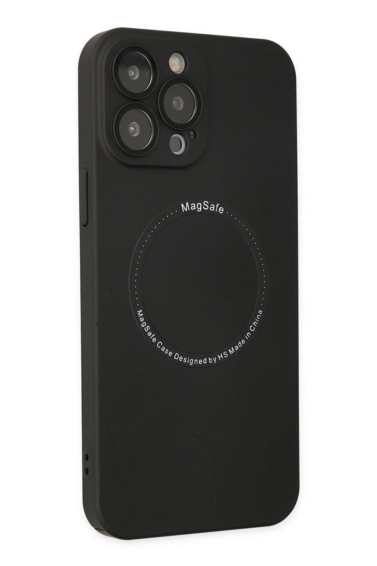 İphone 14 Pro Kılıf Jack Magneti̇csafe Lens Si̇li̇kon - Si̇yah - Dropx5763-2674