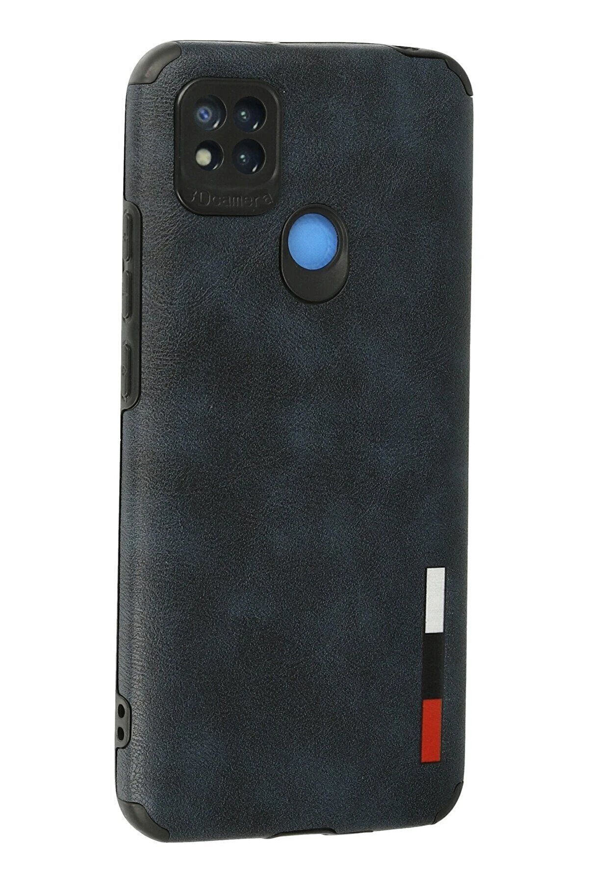 Xi̇aomi̇ Redmi̇ 9C Kılıf Loop Deri̇ Si̇li̇kon - Laci̇vert - Dropx7250-5816