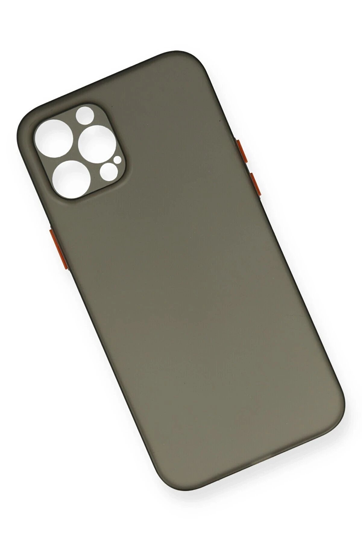 İphone 12 Pro Max Kılıf Pp Ultra İnce Kapak - Gri̇ - Dropx1059-7035