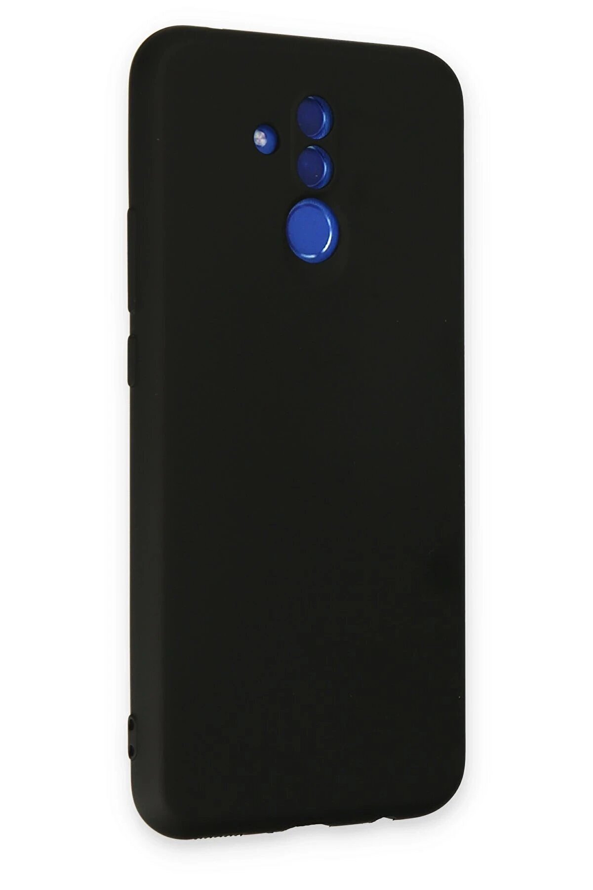 Huawei̇ Mate 20 Li̇te Kılıf Nano İçi̇ Kadi̇fe Si̇li̇kon - Si̇yah - Dropx1447-9033