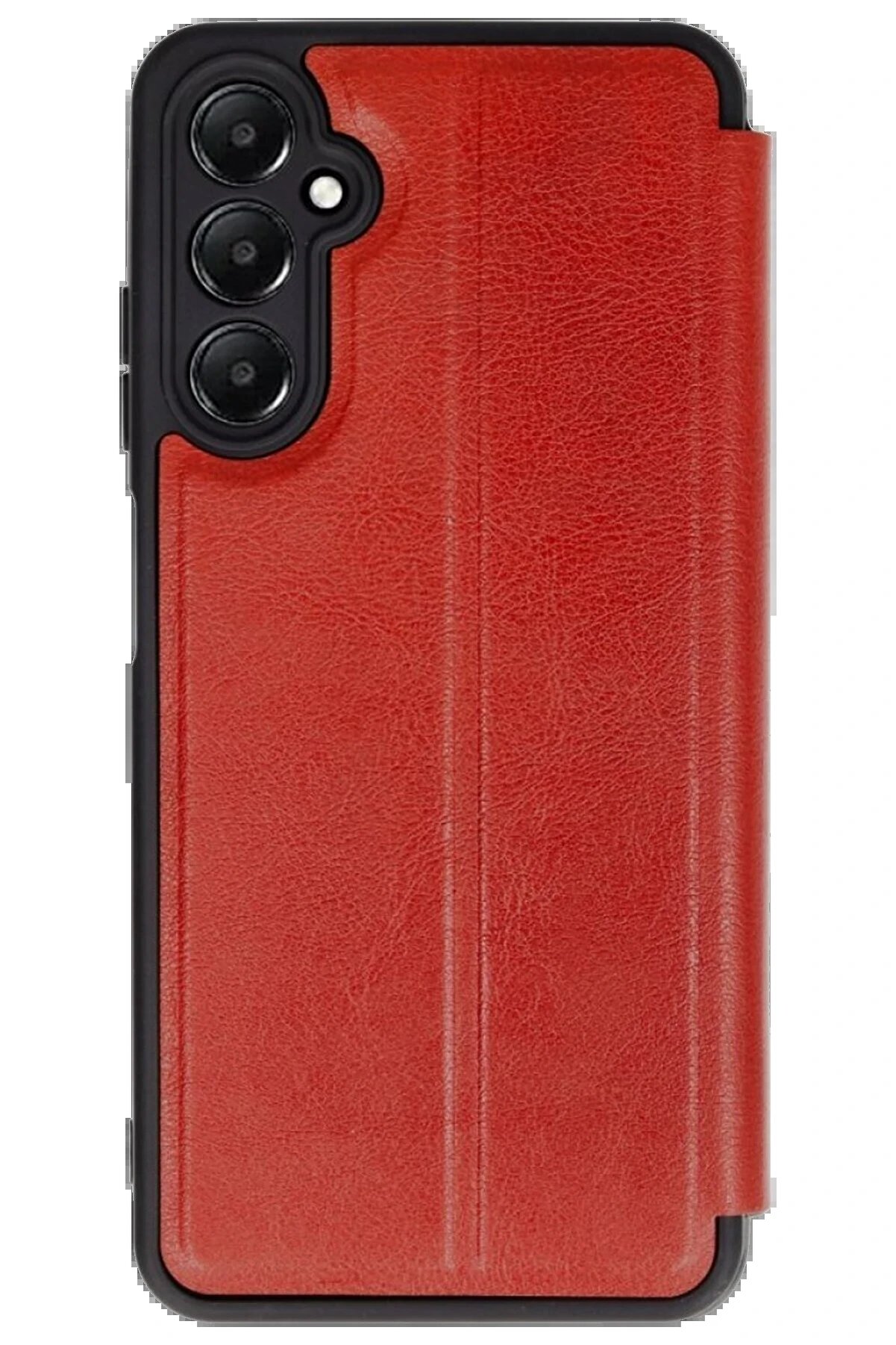 CepteToptan Samsung Galaxy A56 Kılıf Flip Cover - Kırmızı - DROPX9173-5024