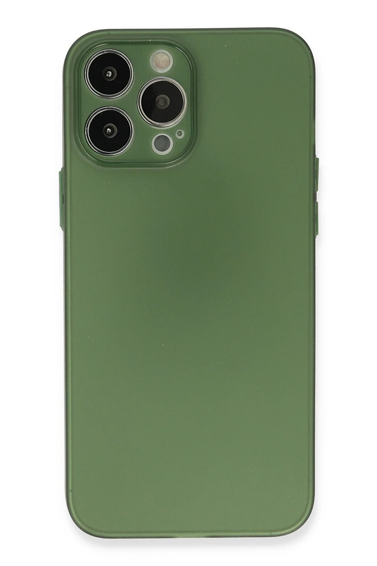 CepteToptan iPhone 13 Pro Kılıf Silikon - Yeşil - DROPX1709-1157