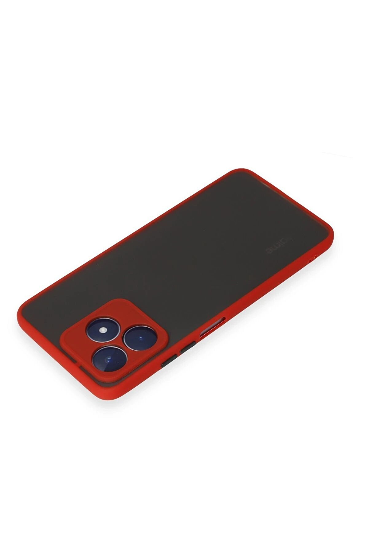Realme C53 Kılıf Montreal Si̇li̇kon Kapak - Kırmızı - Dropx4406-4001